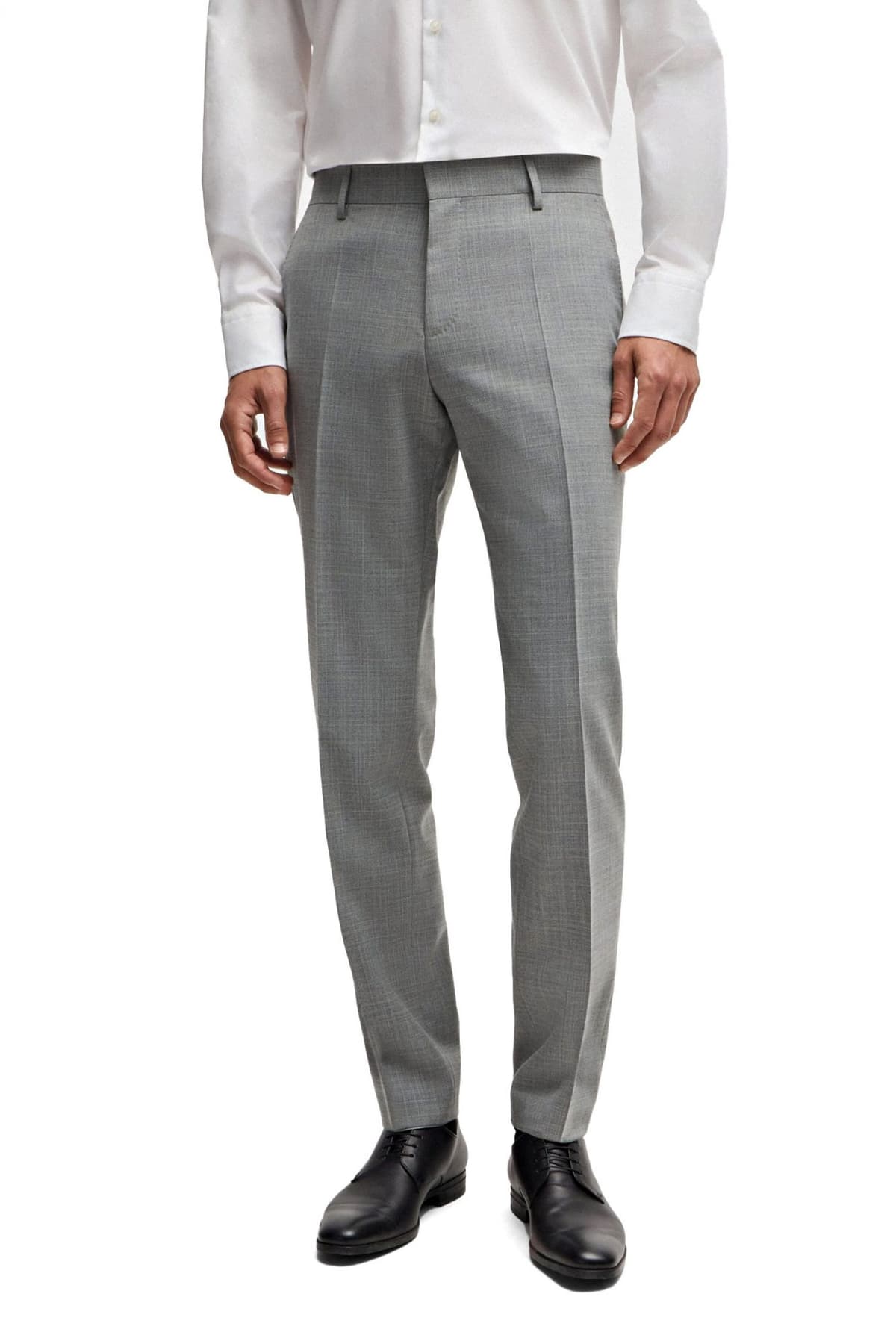 BOSS ΚΟΣΤΟΥΜΙ SLIM FIT STRETCH TAILORING H-HUGE-2PCS-224 ΓΚΡΙ