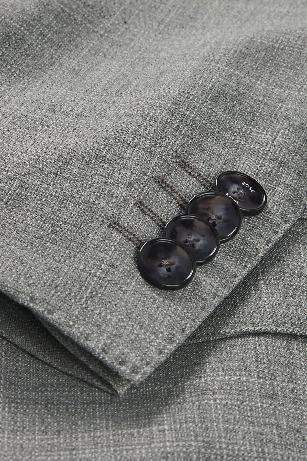 BOSS ΚΟΣΤΟΥΜΙ SLIM FIT STRETCH TAILORING H-HUGE-2PCS-224 ΓΚΡΙ
