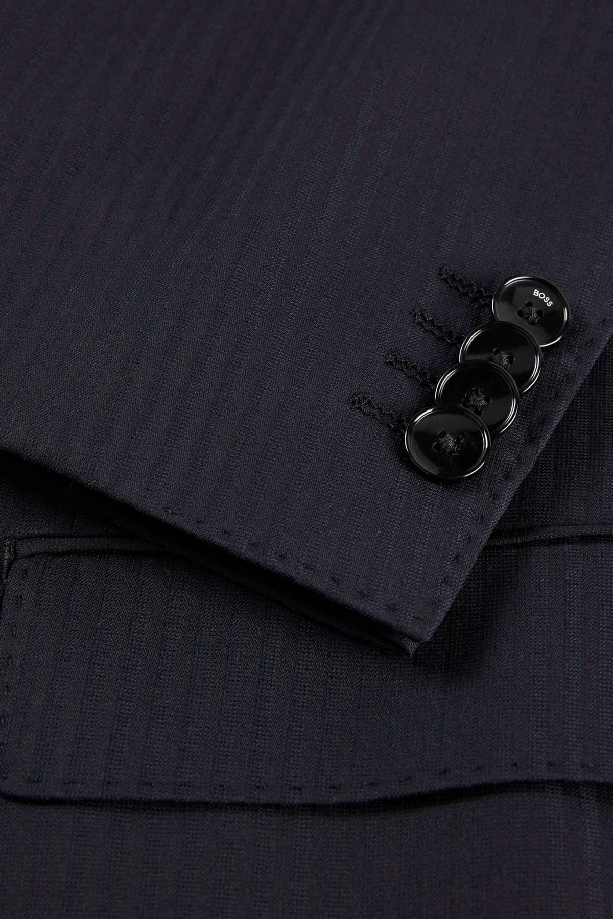 BOSS ΚΟΣΤΟΥΜΙ ΡΙΓΕ SLIM FIT GUABELLO 1815 STRETCH TAILORING H-HUGE-2PCSPEAK-242 ΜΠΛΕ