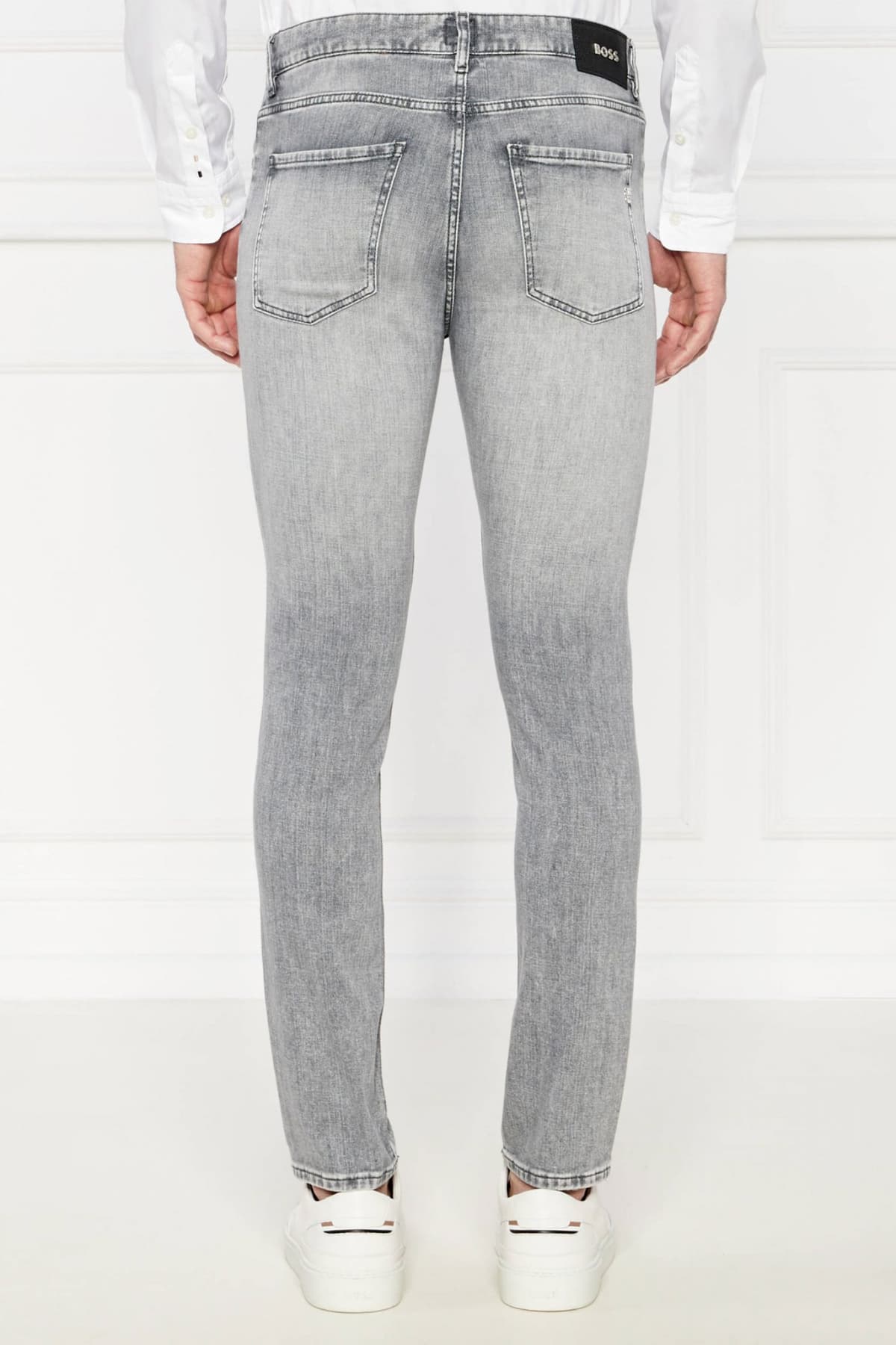 BOSS ΠΑΝΤΕΛΟΝΙ JEANS C- DELAWARE SLIM FIT ΓΚΡΙ