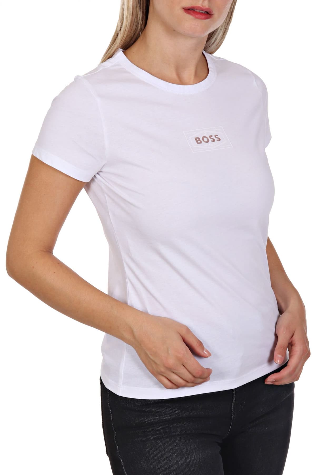 BOSS T-SHIRT EVENTSA LOGO 2 ΛΕΥΚΟ