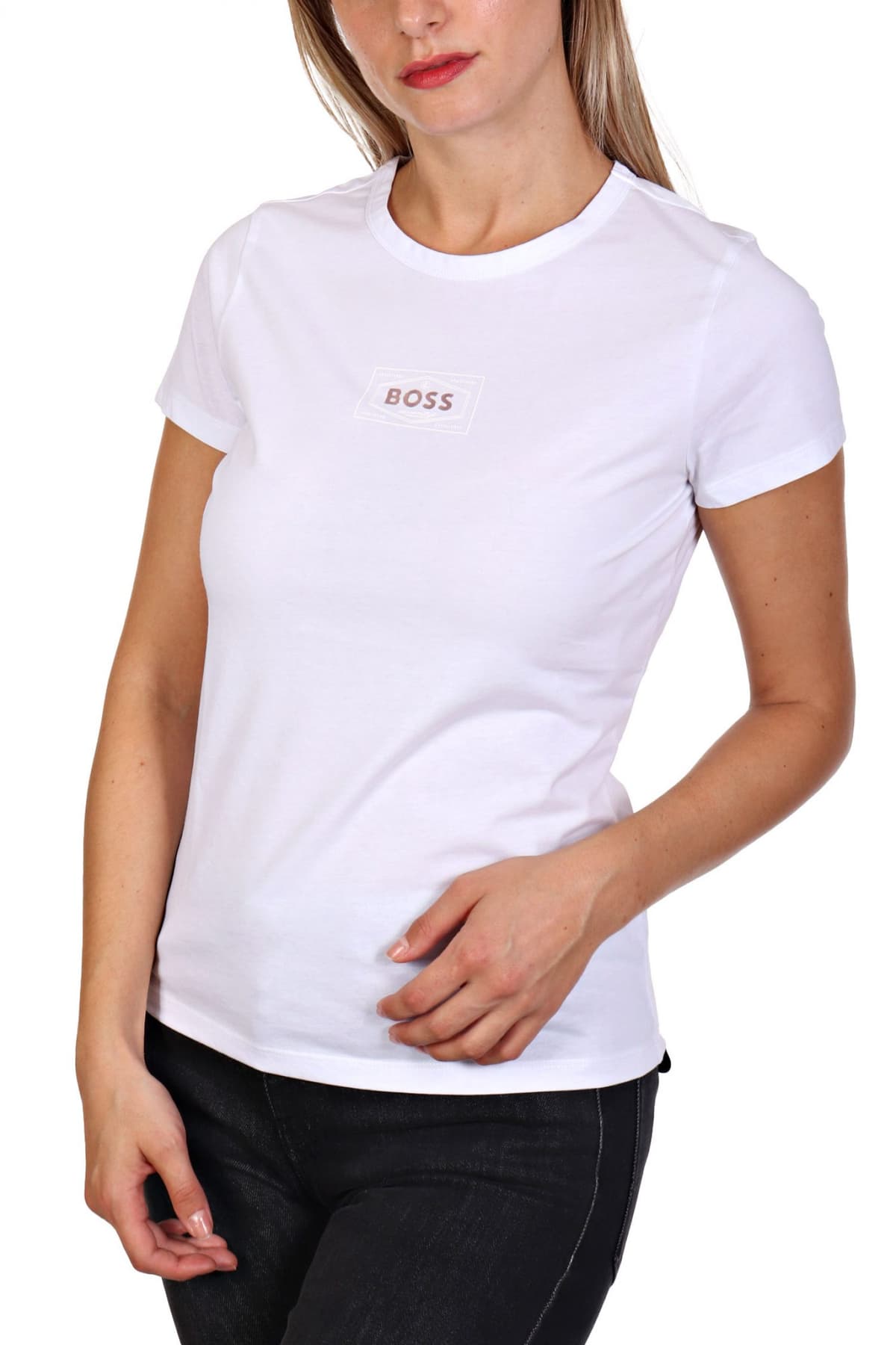 BOSS T-SHIRT EVENTSA LOGO 2 ΛΕΥΚΟ