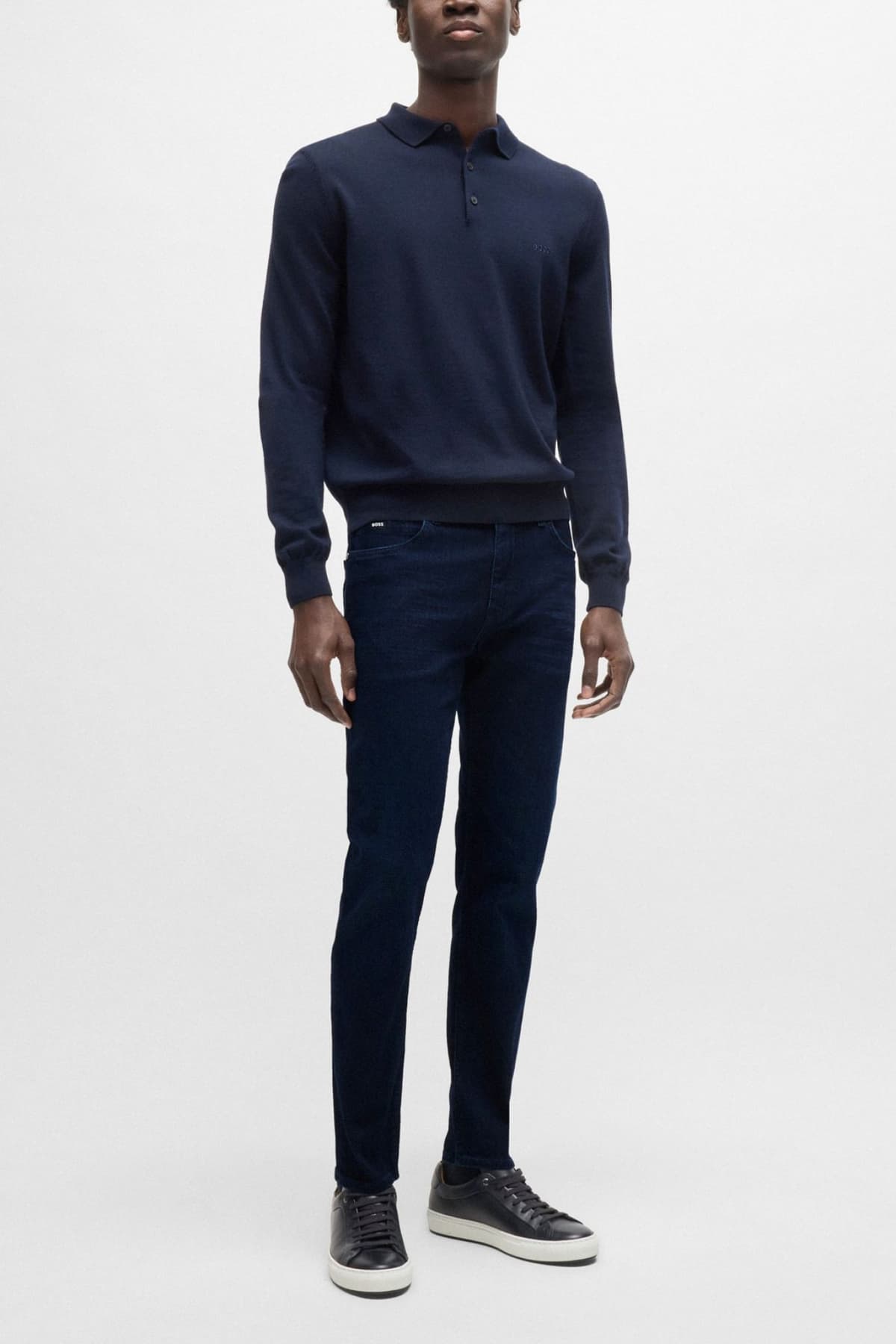 BOSS ΠΑΝΤΕΛΟΝΙ JEANS H-DELAWARE SLIM FIT ΜΠΛΕ