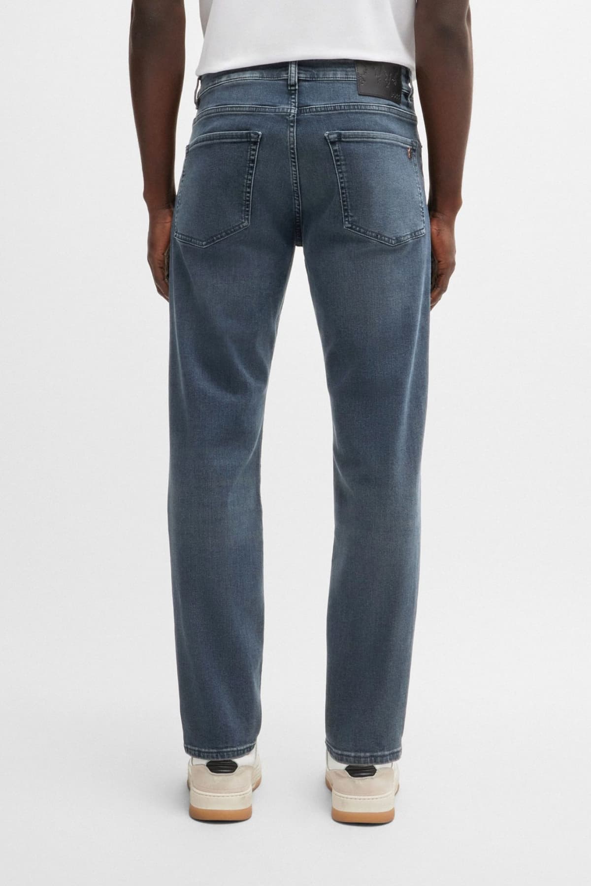 BOSS CASUAL ΠΑΝΤΕΛΟΝΙ JEANS RE MAINE BO BL/BLK SHADOW REGULAR FIT ΜΠΛΕ