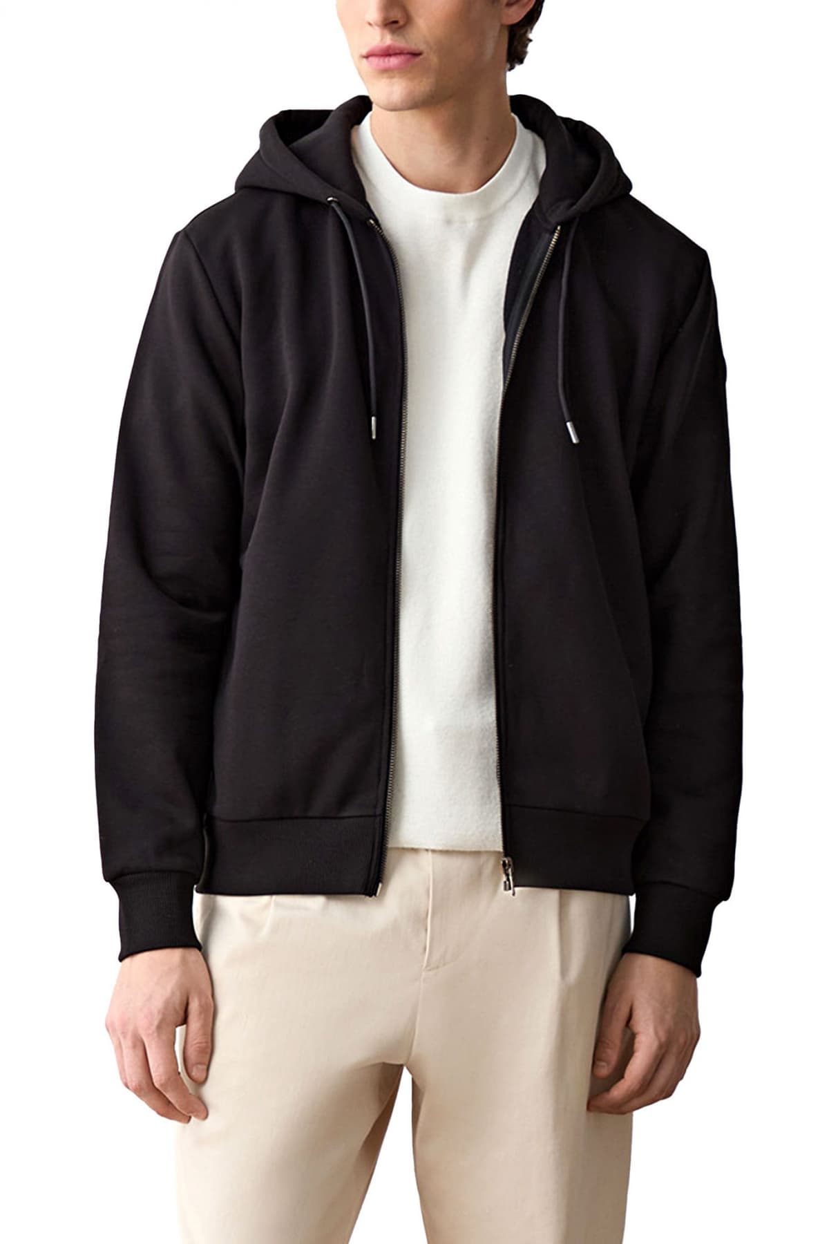 COLMAR ΦΟΥΤΕΡ ZIPHOOD MODISH LOGO ΜΑΥΡΟ