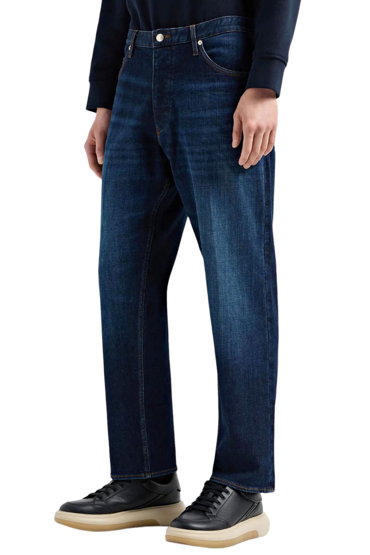 EMPORIO ARMANI ΠΑΝΤΕΛΟΝΙ JEANS J69 LOOSE FIT ΜΠΛΕ