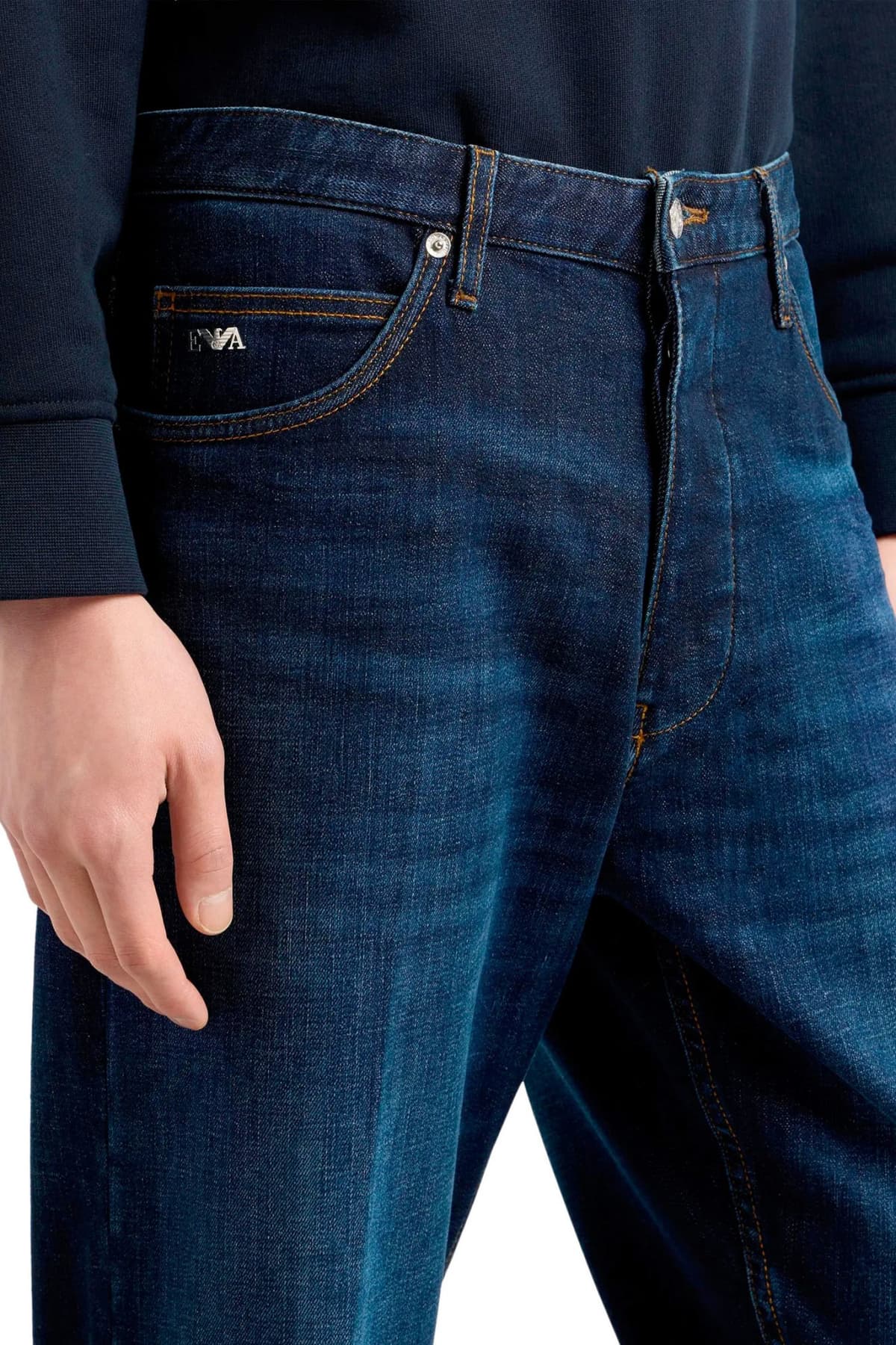 EMPORIO ARMANI ΠΑΝΤΕΛΟΝΙ JEANS J69 LOOSE FIT ΜΠΛΕ