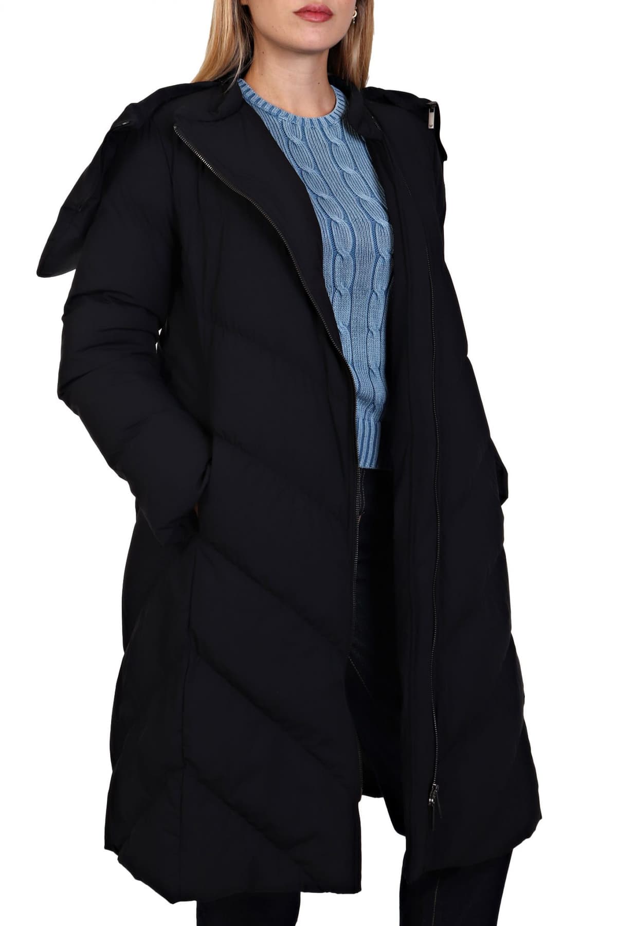 EMPORIO ARMANI ΜΠΟΥΦΑΝ ΦΟΥΣΚΩΤΟ ΑΠΟΣΠΩΜΕΝΟΣ ΓΙΑΚΑΣ ΜΑΥΡΟ