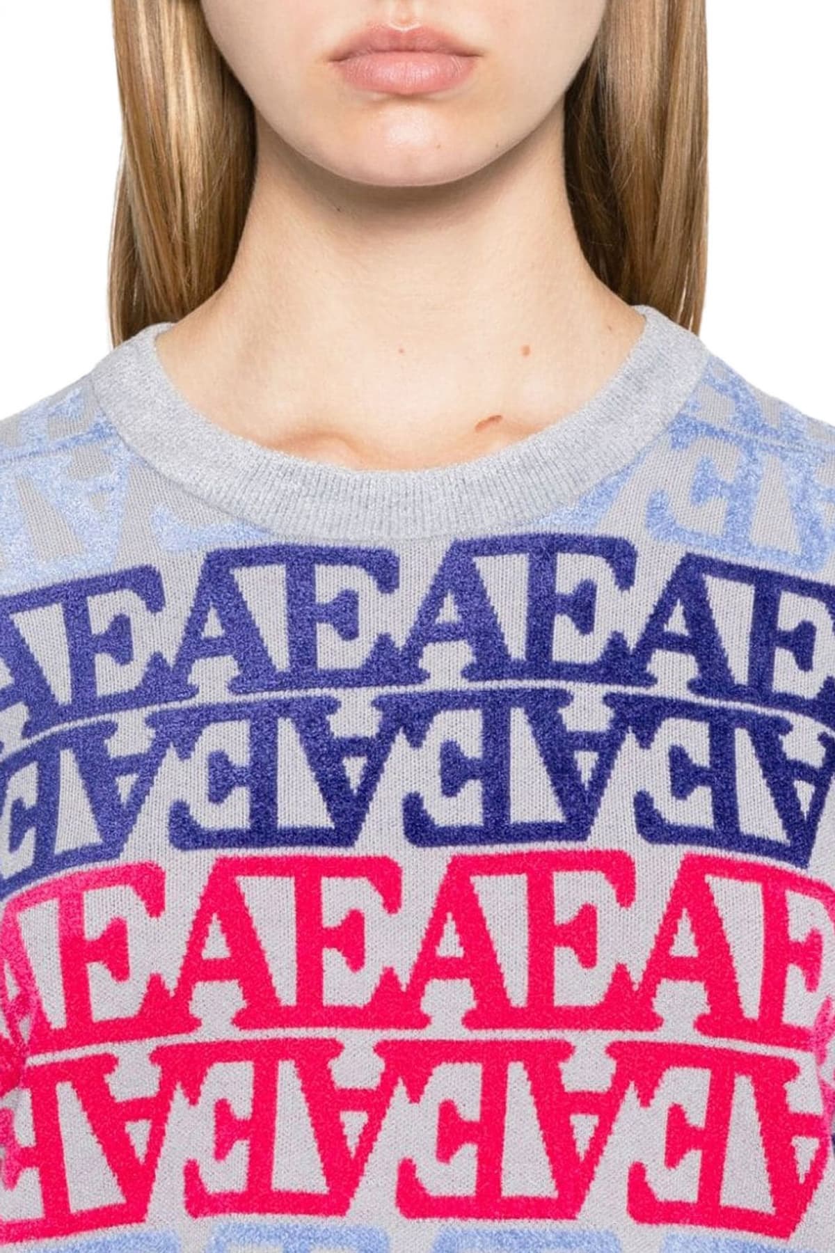 EMPORIO ARMANI ΠΛΕΚΤΟ LOGO ΠΟΛΥΧΡΩΜΟ