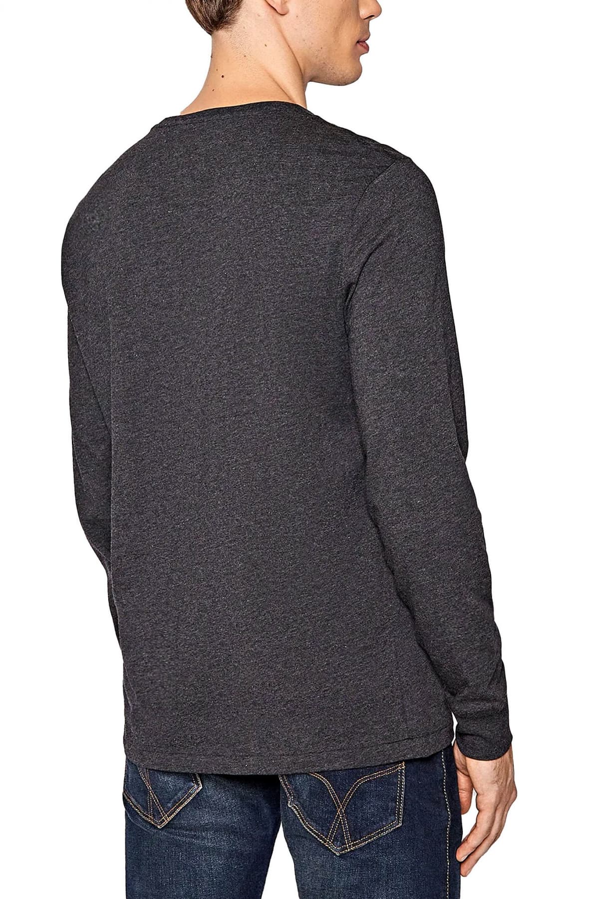 RALPH LAUREN T-SHIRT CUSTOM SLIM FIT ΜΑΥΡΟ