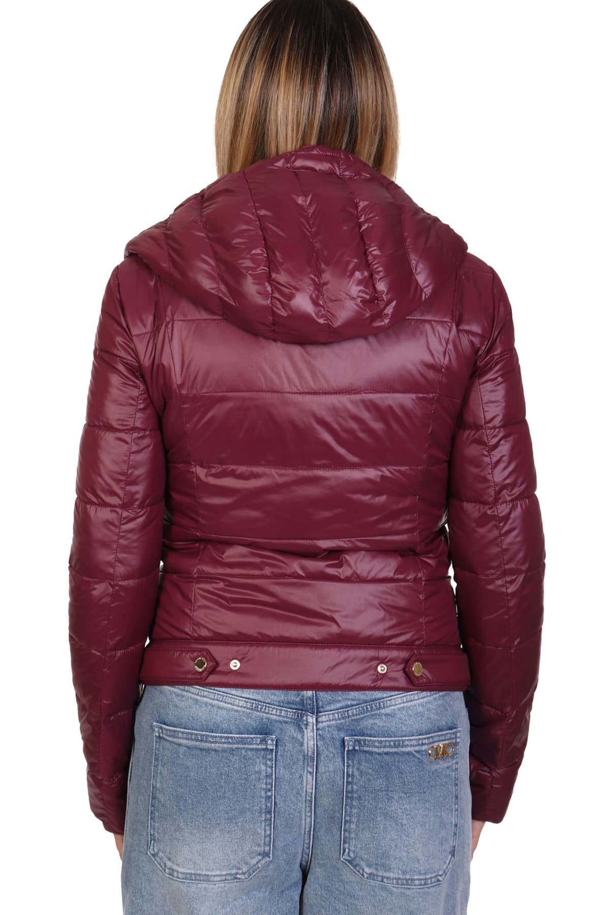 PATRIZIA PEPE ΜΠΟΥΦΑΝ ΦΟΥΣΚΩΤΟ ΚΑΠΙΤΟΝΕ ΛΟΞΟ ΚΟΥΜΠΩΜΑ ΜΠΟΡΝΤΩ