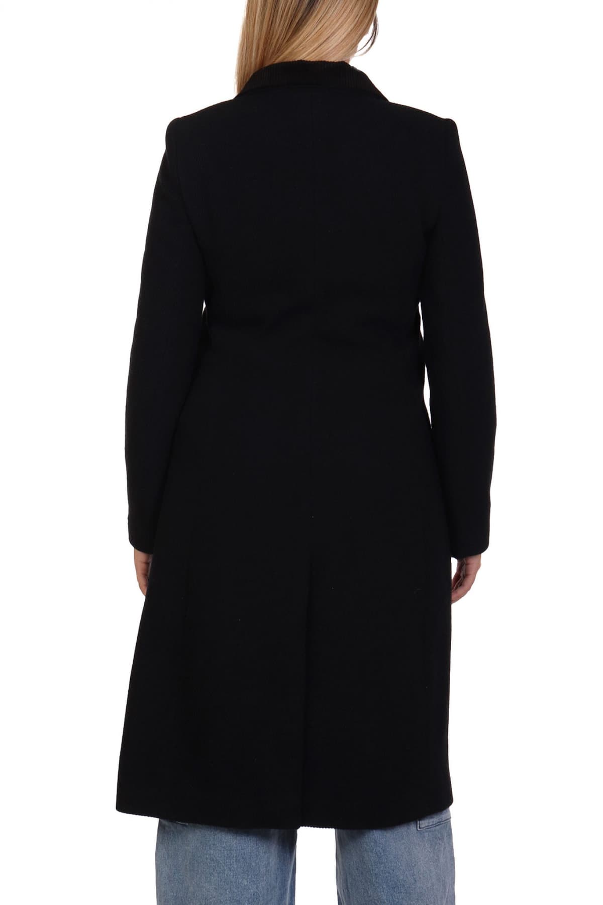 EMPORIO ARMANI ΠΑΛΤΟ ΚΟΥΜΠΙΑ ΔΙΑΓΩΝΑΛ ΓΙΑΚΑΣ ΓΡΑΒΑΤΑ ΜΑΥΡΟ