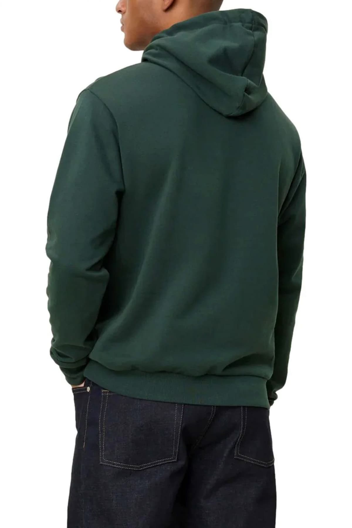 LES DEUX ΦΟΥΤΕΡ DEXTER HOODIE LOGO ΠΡΑΣΙΝΟ