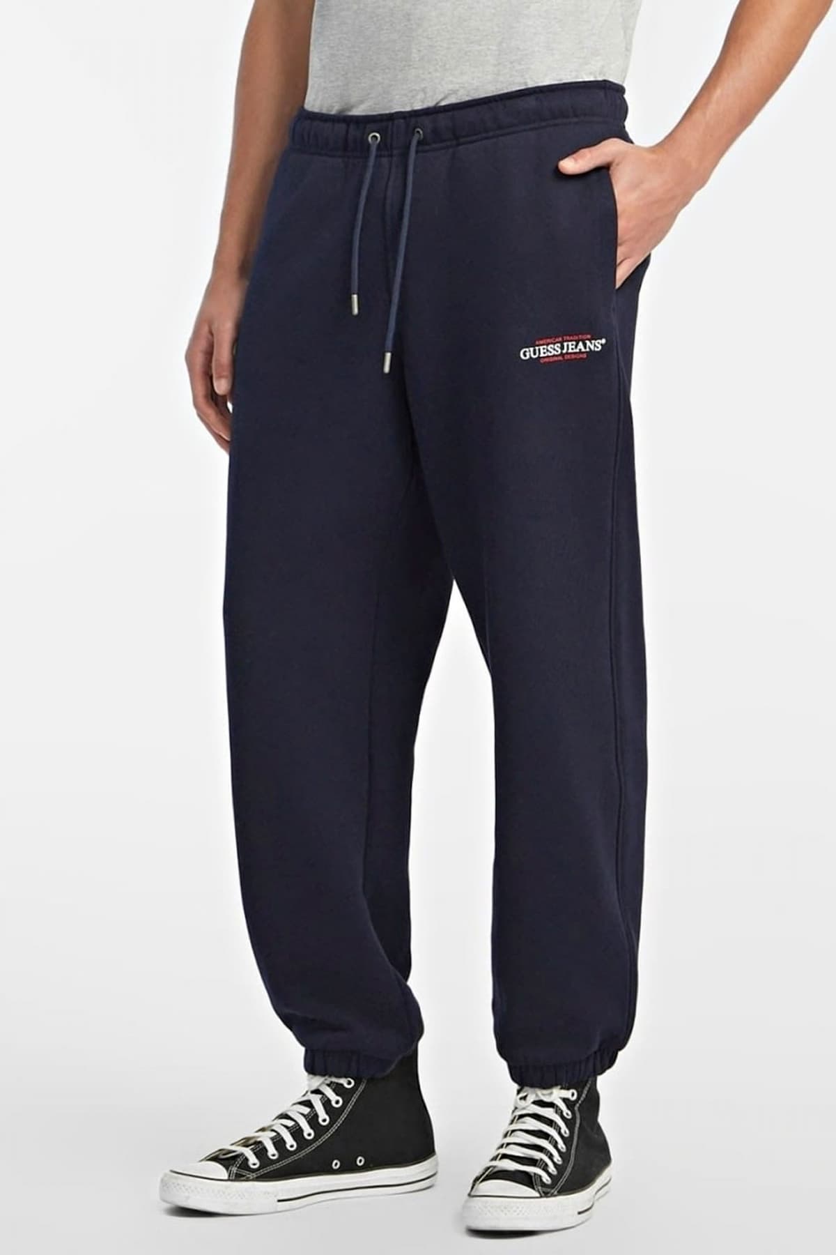 GUESS JEANS ΠΑΝΤΕΛΟΝΙ ΦΟΡΜΑ ΜΠΛΕ