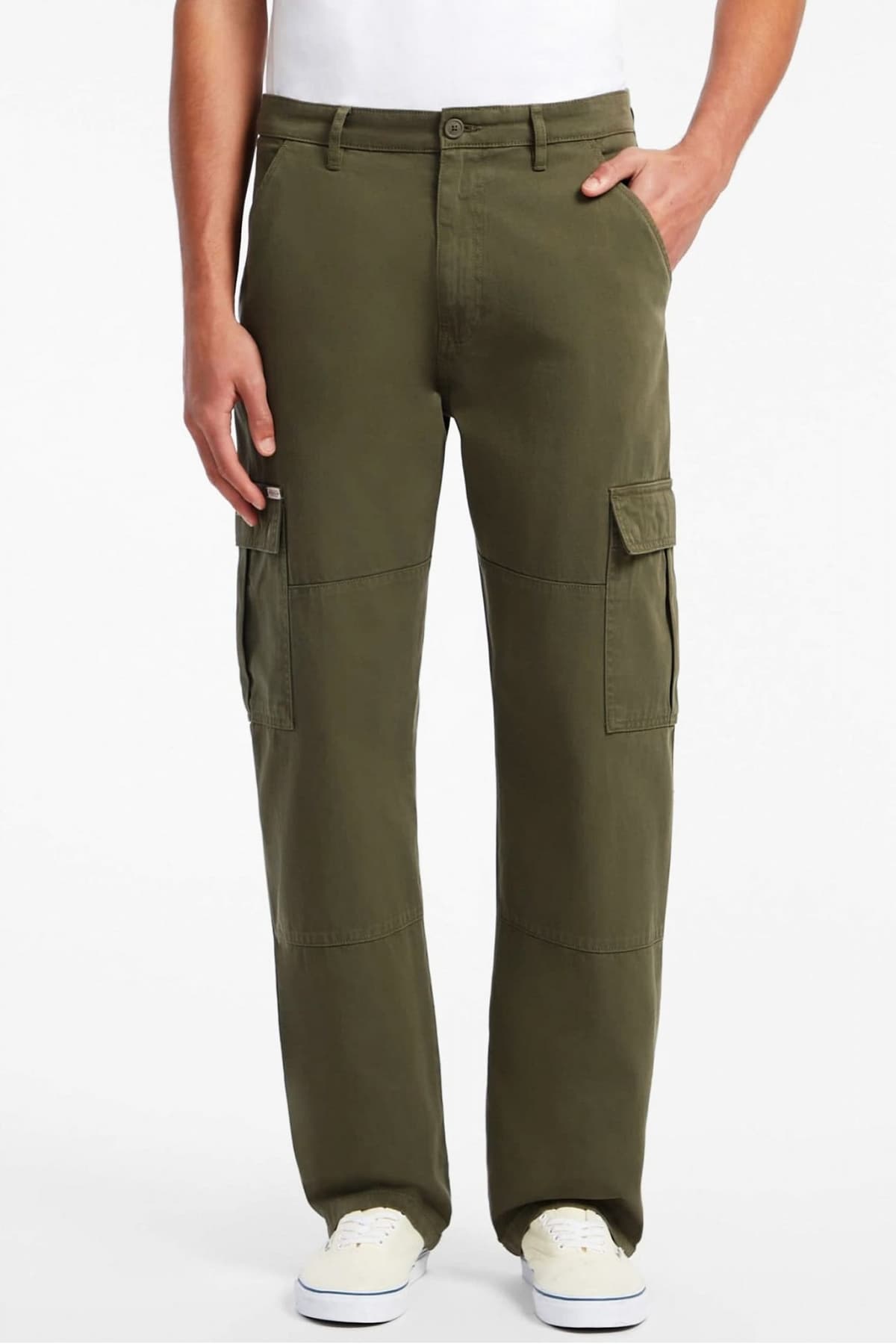 GUESS JEANS ΠΑΝΤΕΛΟΝΙ CARGO ΧΑΚΙ