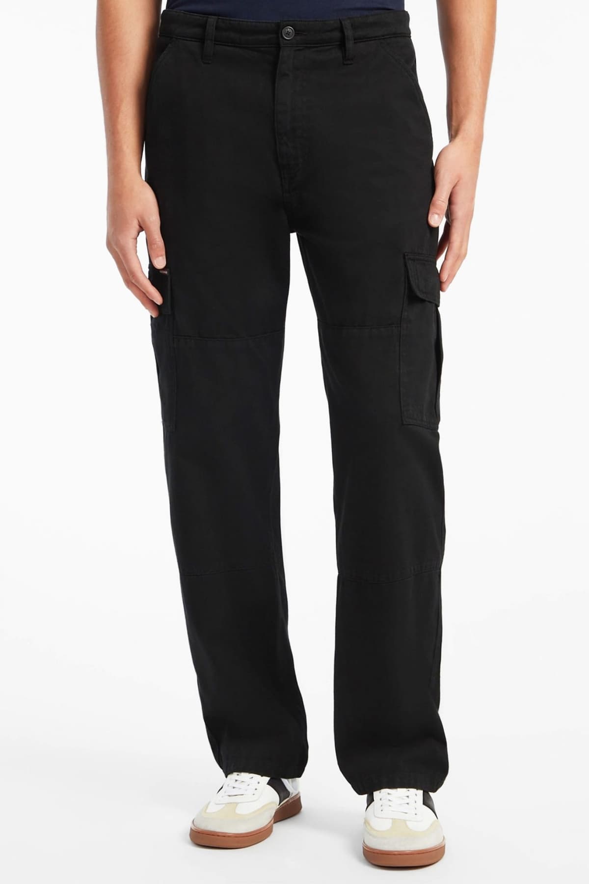 GUESS JEANS ΠΑΝΤΕΛΟΝΙ CARGO ΜΑΥΡΟ