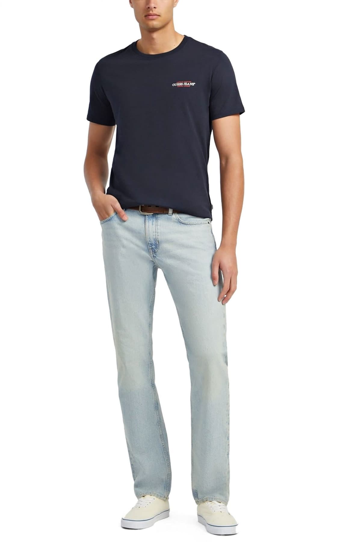 Men's T-Shirts Guess Jeans Blue