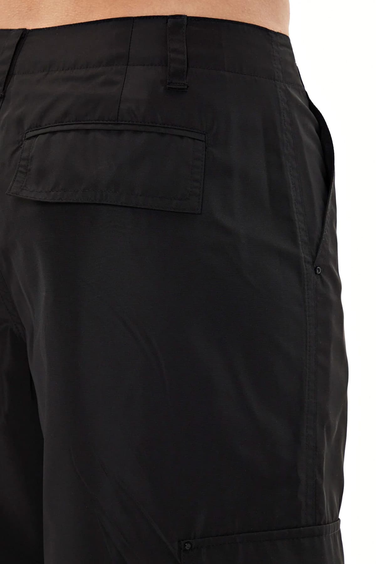 MICHAEL KORS ΠΑΝΤΕΛΟΝΙ OUTERWEAR WIDE CARGO ΑΔΙΑBROXO ΜΑΥΡΟ