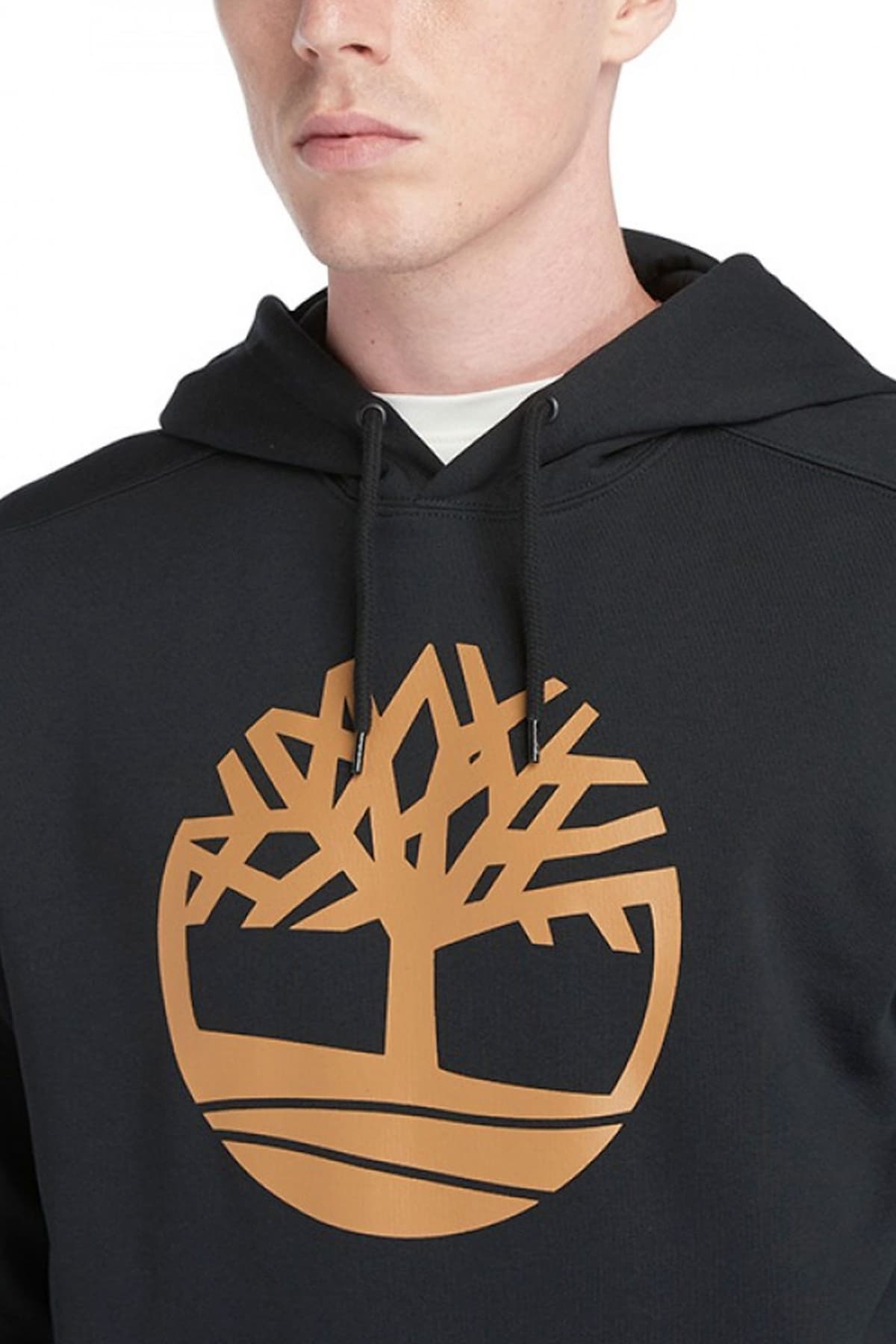 TIMBERLAND ΦΟΥΤΕΡ HOODIE TREE LOGO ΜΑΥΡΟ