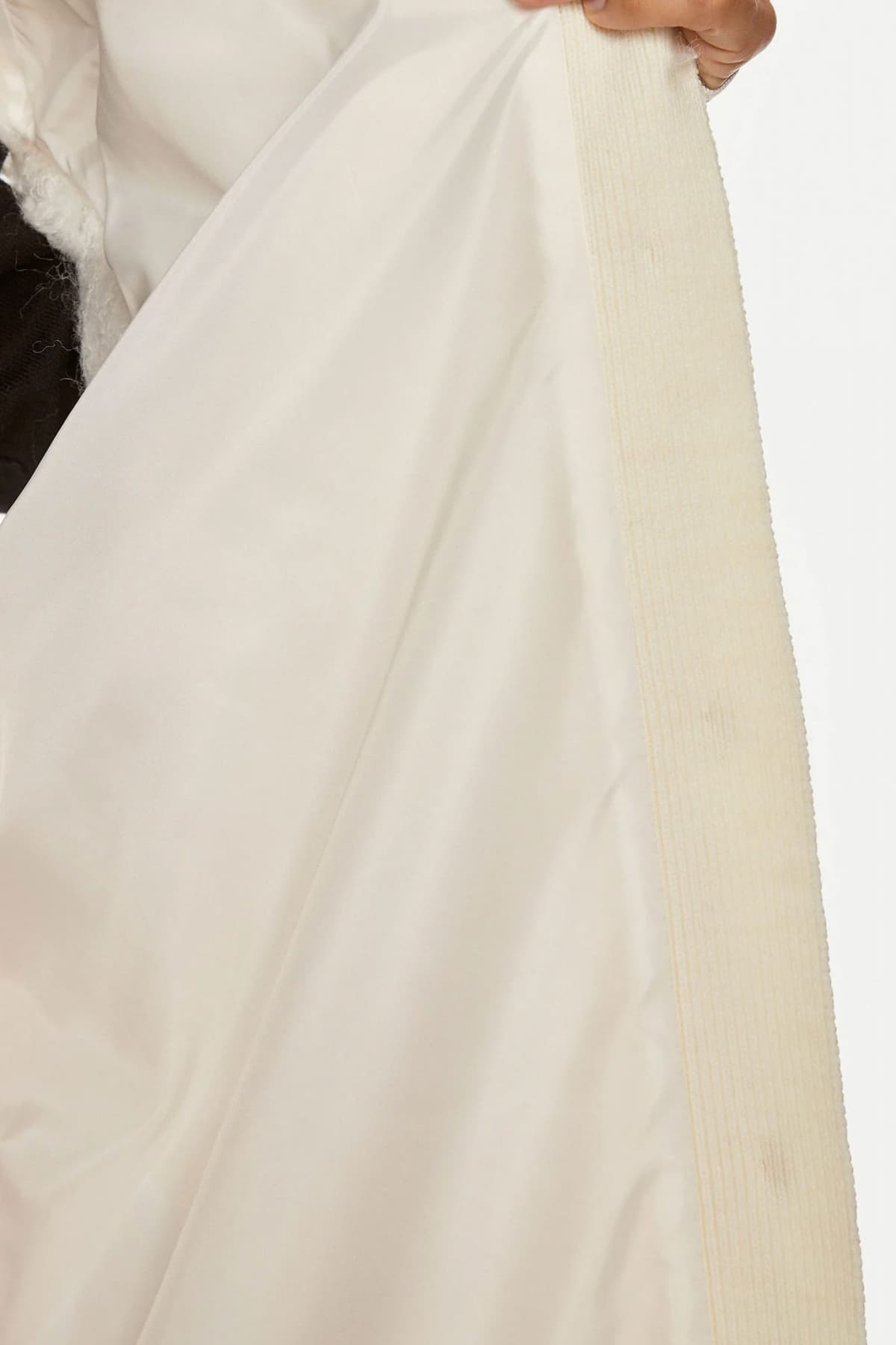 LIU JO ΓΙΛΕΚΟ FAUX FUR ΜΑΚΡΥ ΓΙΑΚΑΣ LOGO ΛΕΥΚΟ