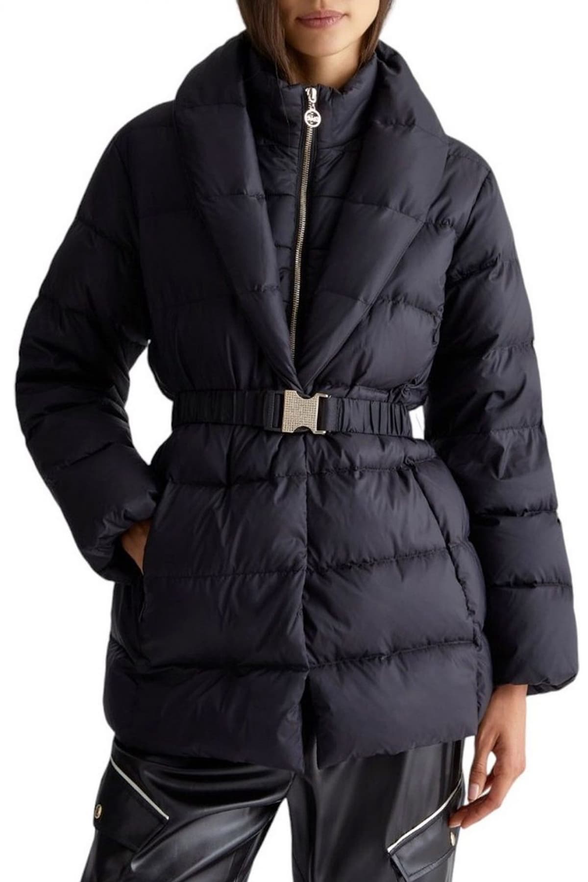 LIU JO ΜΠΟΥΦΑΝ ΦΟΥΣΚΩΤΟ ΚΟΥΚΟΥΛΑ ΠΕΤΟ ΣΚΟΥΡΟ ΜΠΛΕ