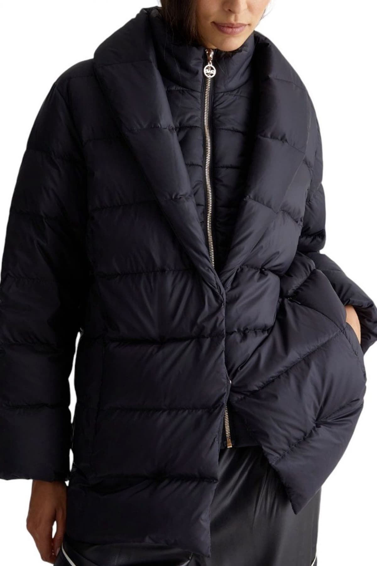 LIU JO ΜΠΟΥΦΑΝ ΦΟΥΣΚΩΤΟ ΚΟΥΚΟΥΛΑ ΠΕΤΟ ΣΚΟΥΡΟ ΜΠΛΕ