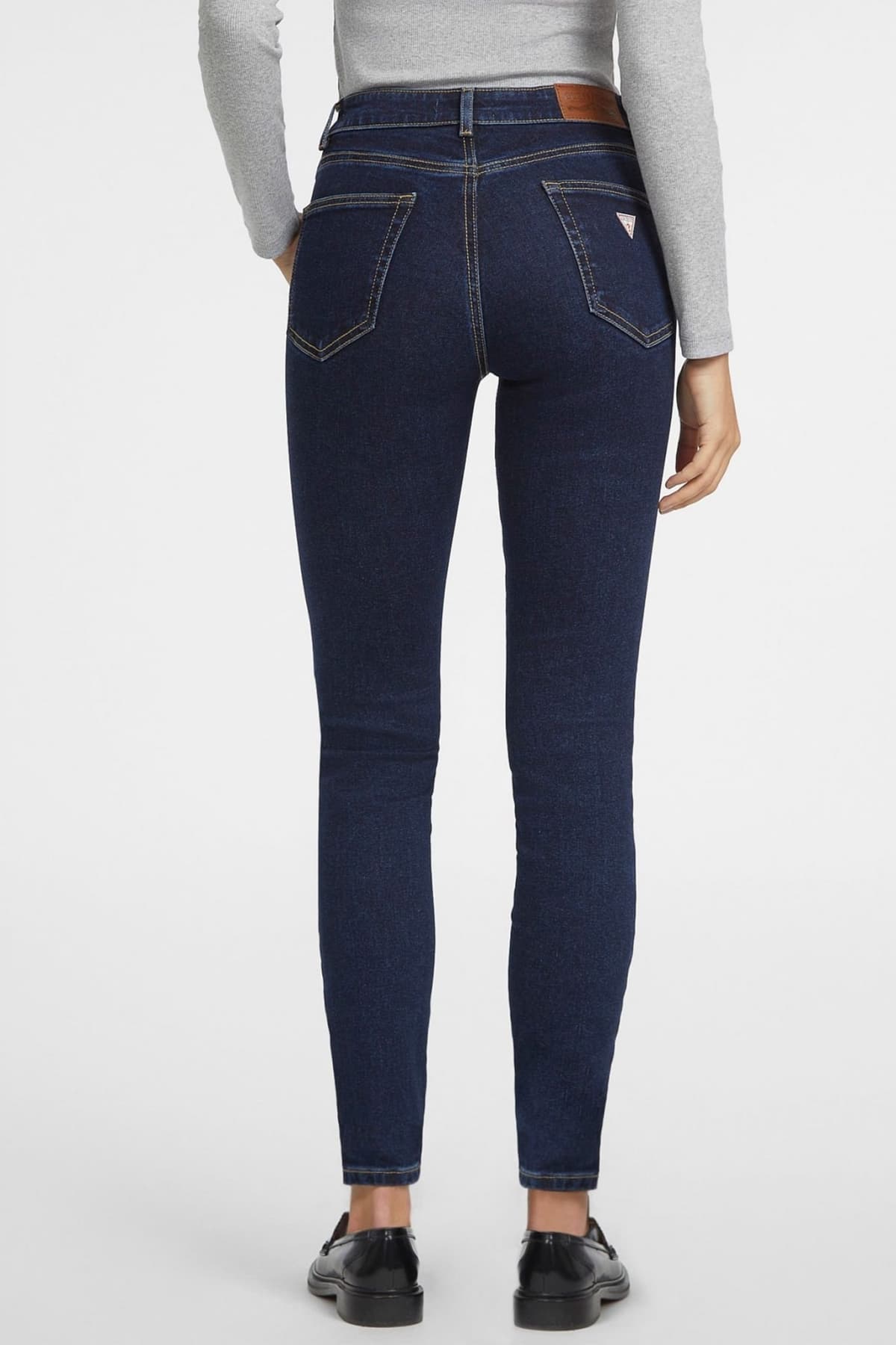 GUESS JEANS ΠΑΝΤΕΛΟΝΙ JEANS ΠΕΝΤΑΤΣΕΠΟ SLIM FIT ΣΚΟΥΡΟ ΜΠΛΕ