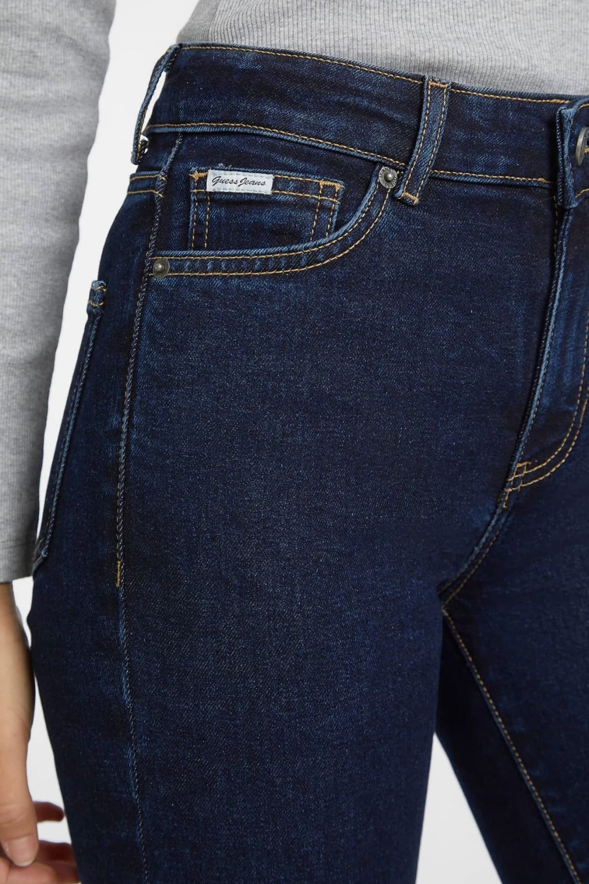 GUESS JEANS ΠΑΝΤΕΛΟΝΙ JEANS ΠΕΝΤΑΤΣΕΠΟ SLIM FIT ΣΚΟΥΡΟ ΜΠΛΕ