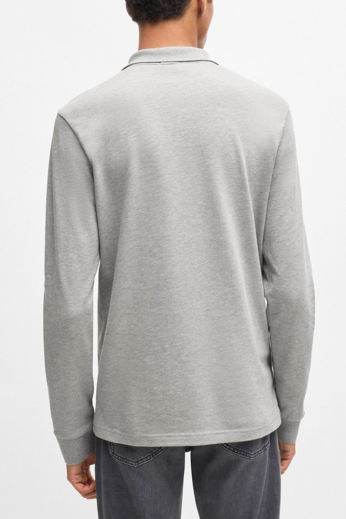 BOSS CASUAL POLO PASSERBY ΓΚΡΙ