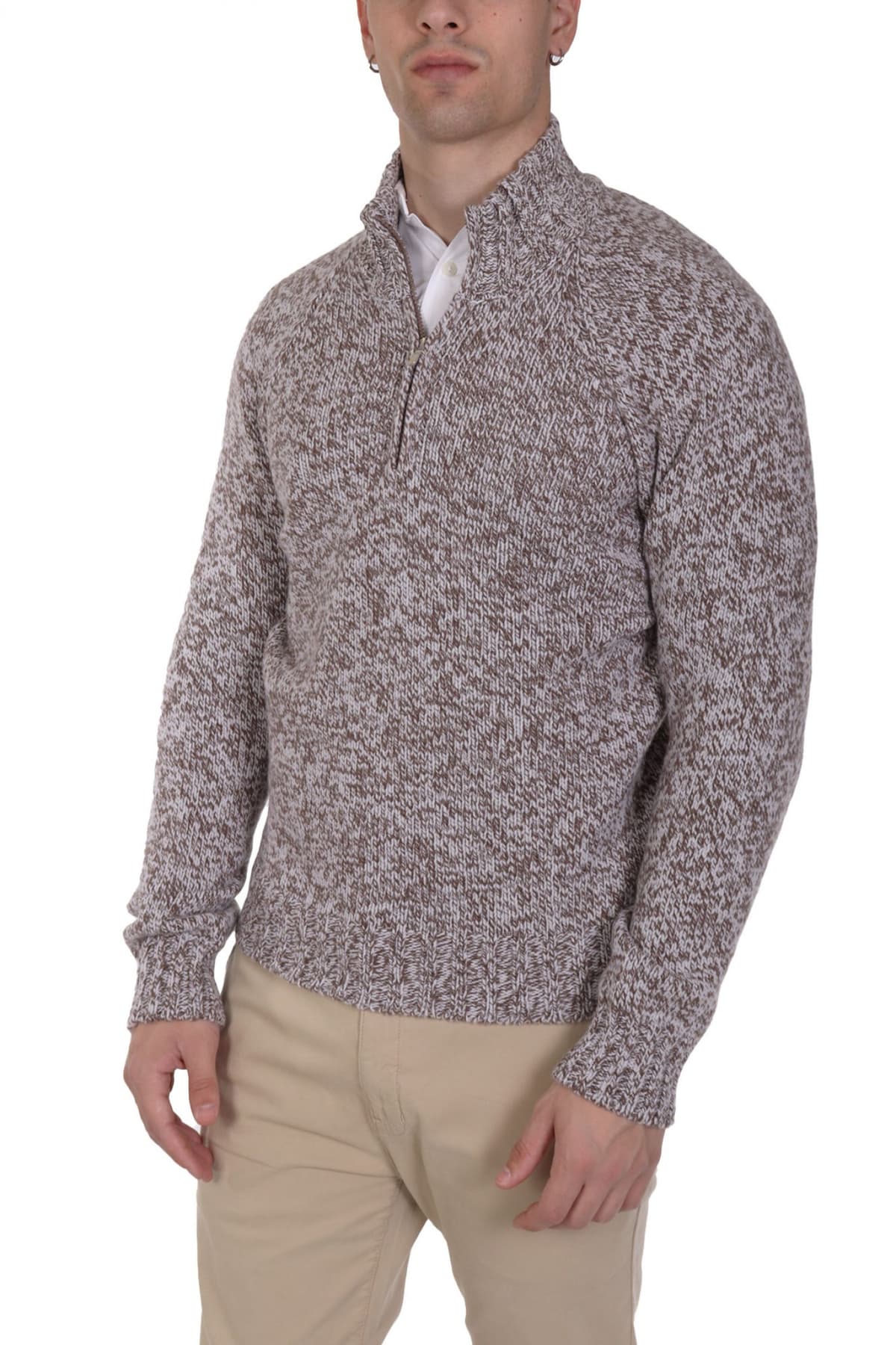 GRAN SASSO ΠΛΕΚΤΟ HALFZIP ΚΑΦΕ