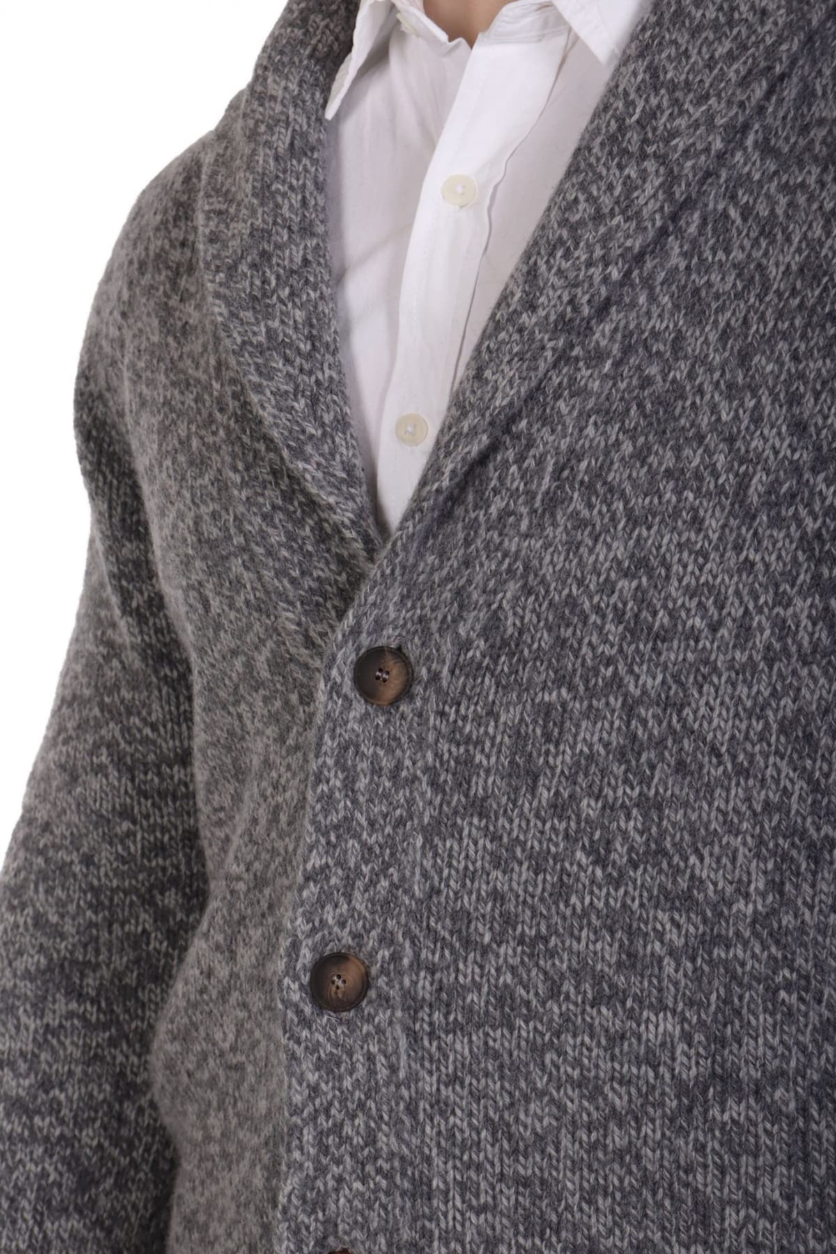 GRAN SASSO ΠΛΕΚΤΟ CARDIGAN ΓΚΡΙ