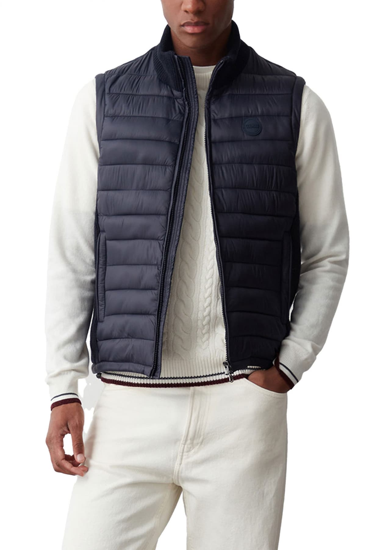 COLMAR ΜΠΟΥΦΑΝ ΑΜΑΝΙΚΟ MODERN LOGO ΜΠΛΕ