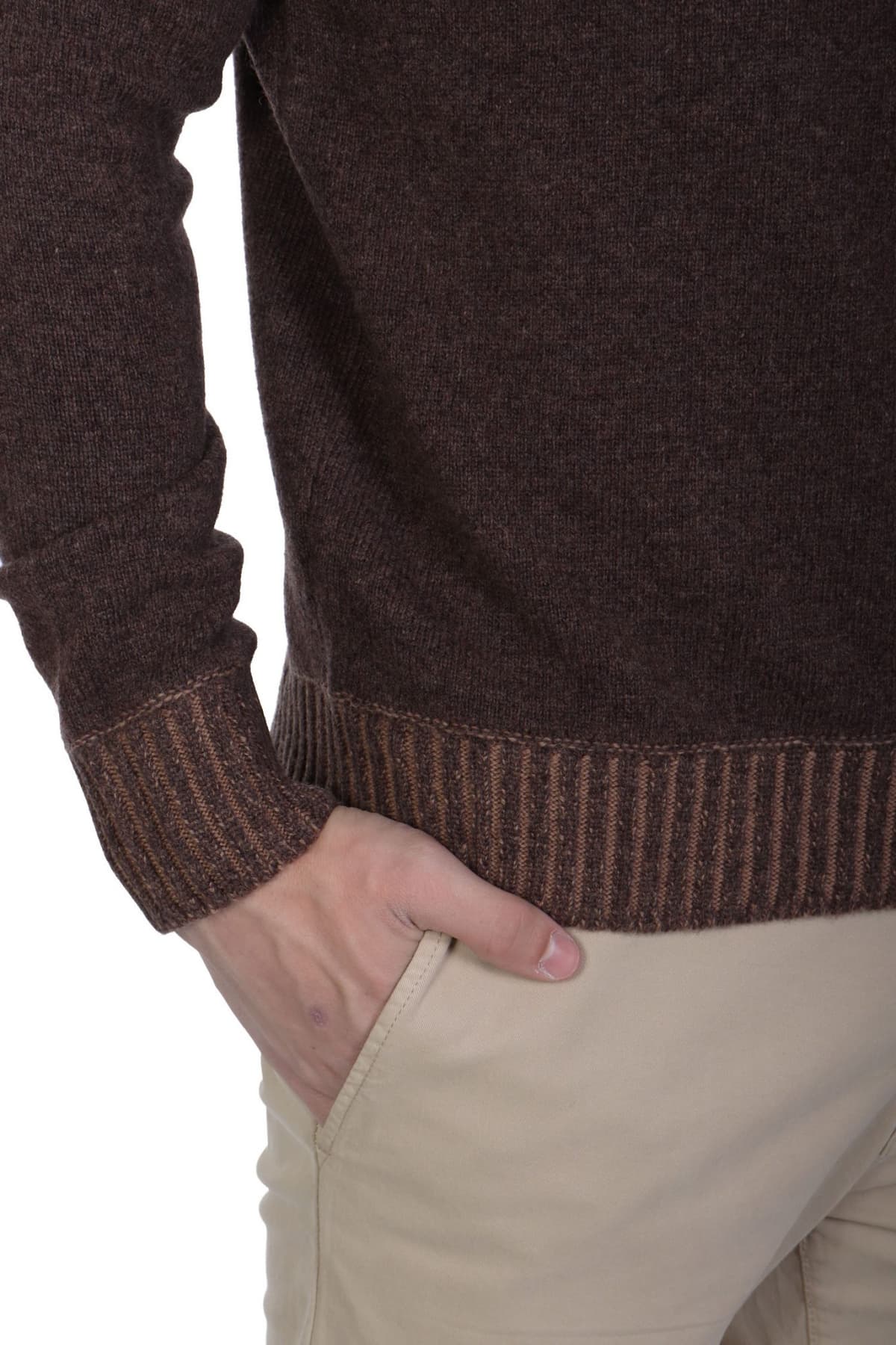 GRAN SASSO ΠΛΕΚΤΟ TURTLE NECK ΚΑΦΕ