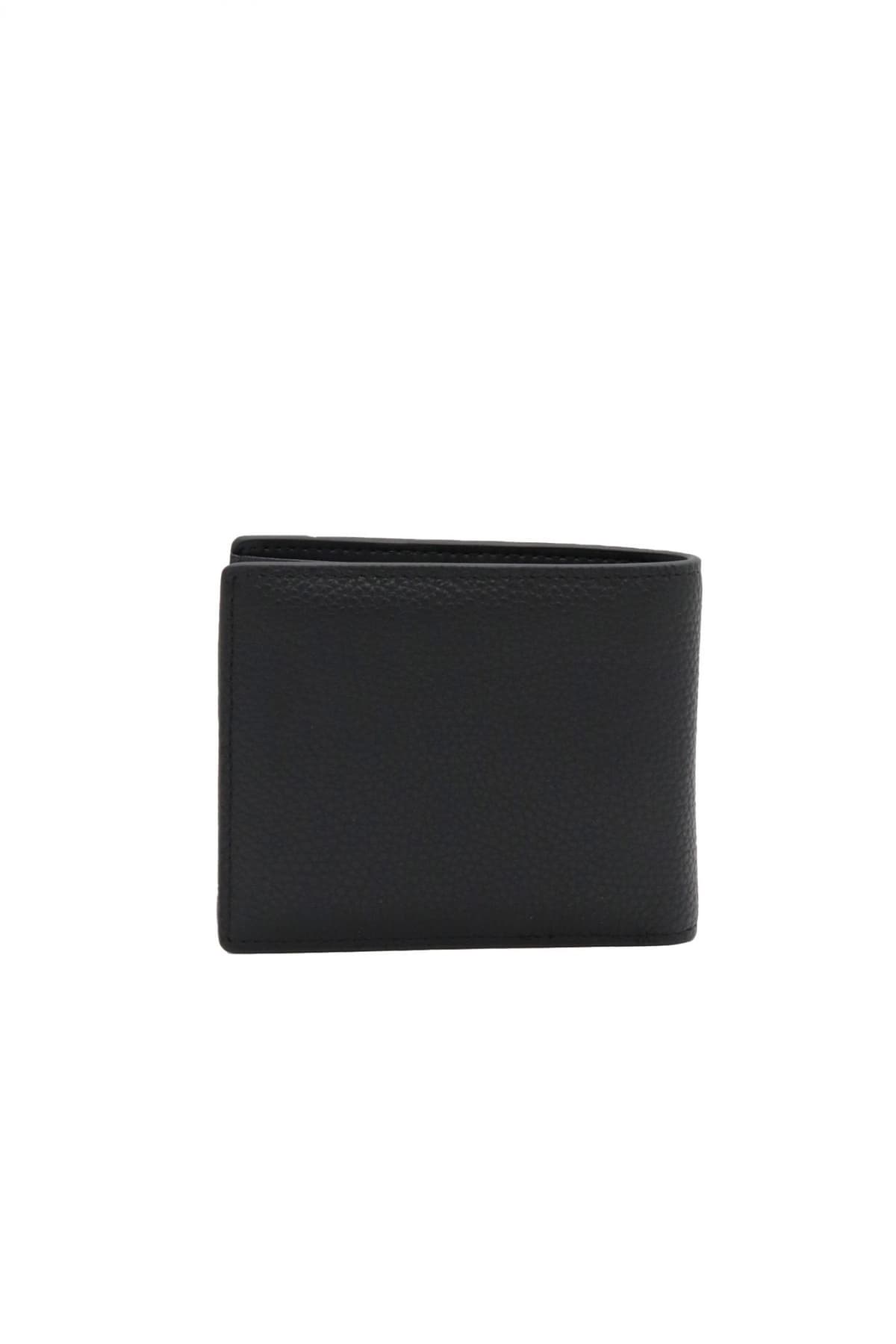 KARL LAGERFELD ΠΟΡΤΟΦΟΛΙ K/ESSENTIAL BIFOLD WALLET ΜΑΥΡΟ