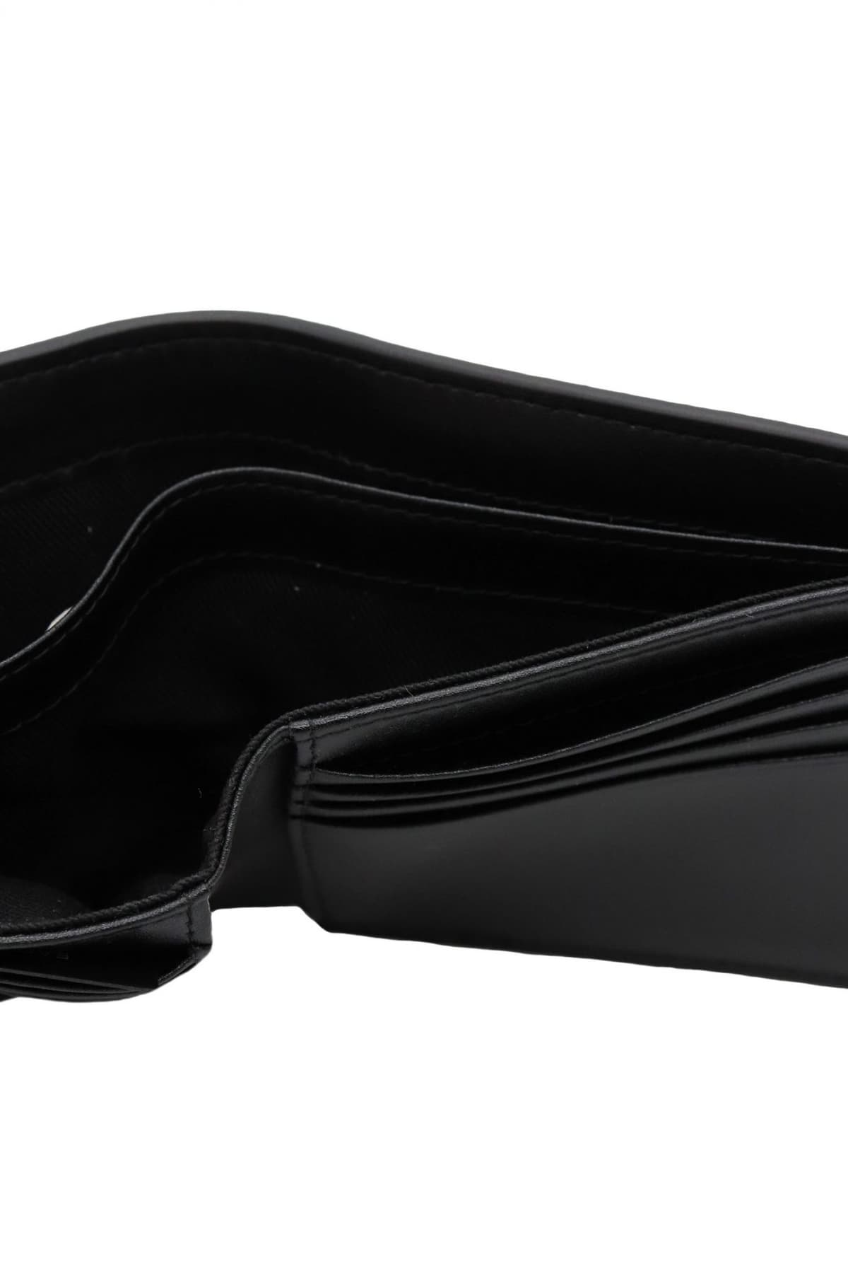 KARL LAGERFELD ΠΟΡΤΟΦΟΛΙ K/ESSENTIAL BIFOLD WALLET ΜΑΥΡΟ