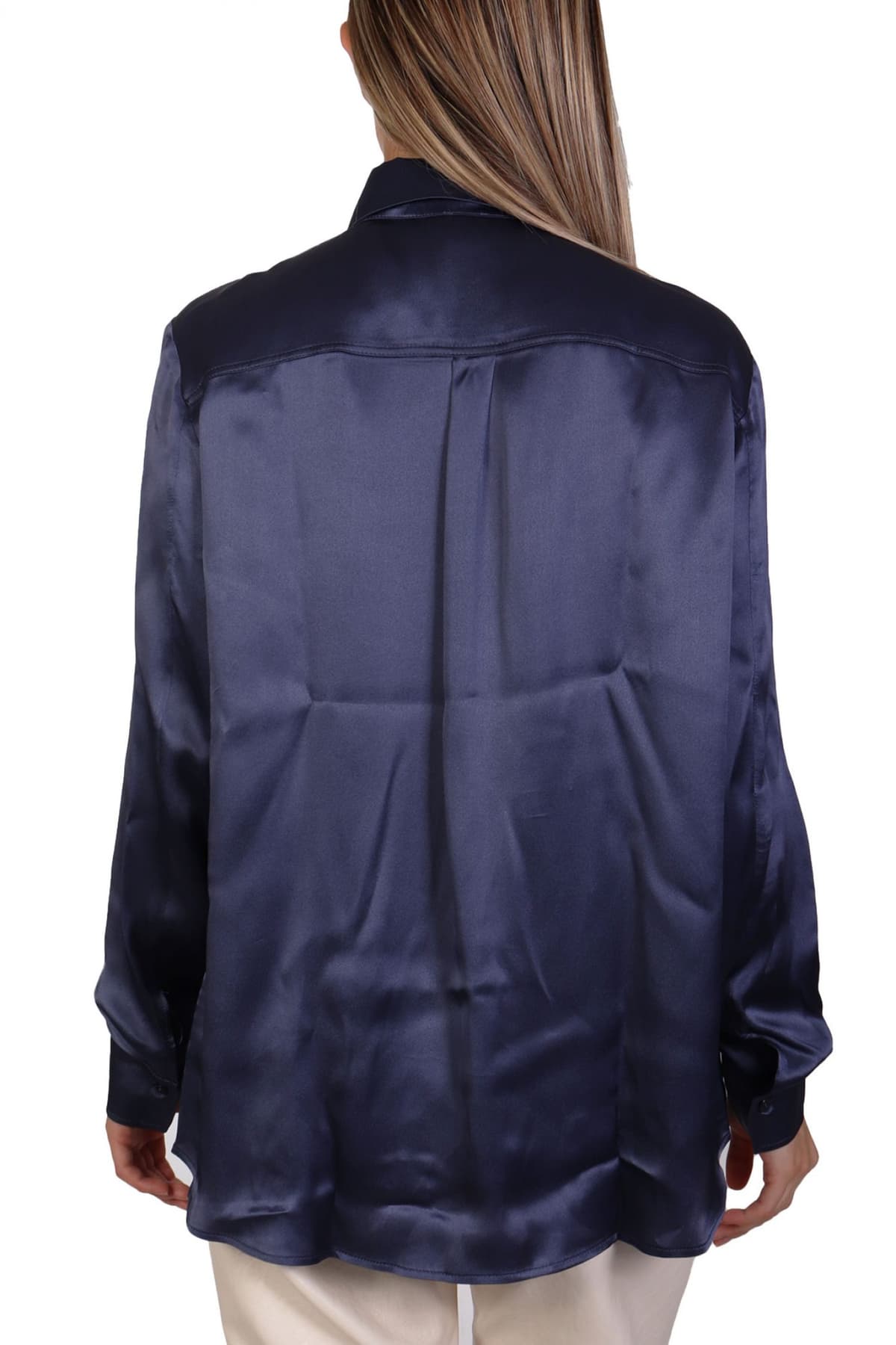 MARELLA MONOCHROME ΠΟΥΚΑΜΙΣΟ SIFONE ΣΚΟΥΡΟ ΜΠΛΕ