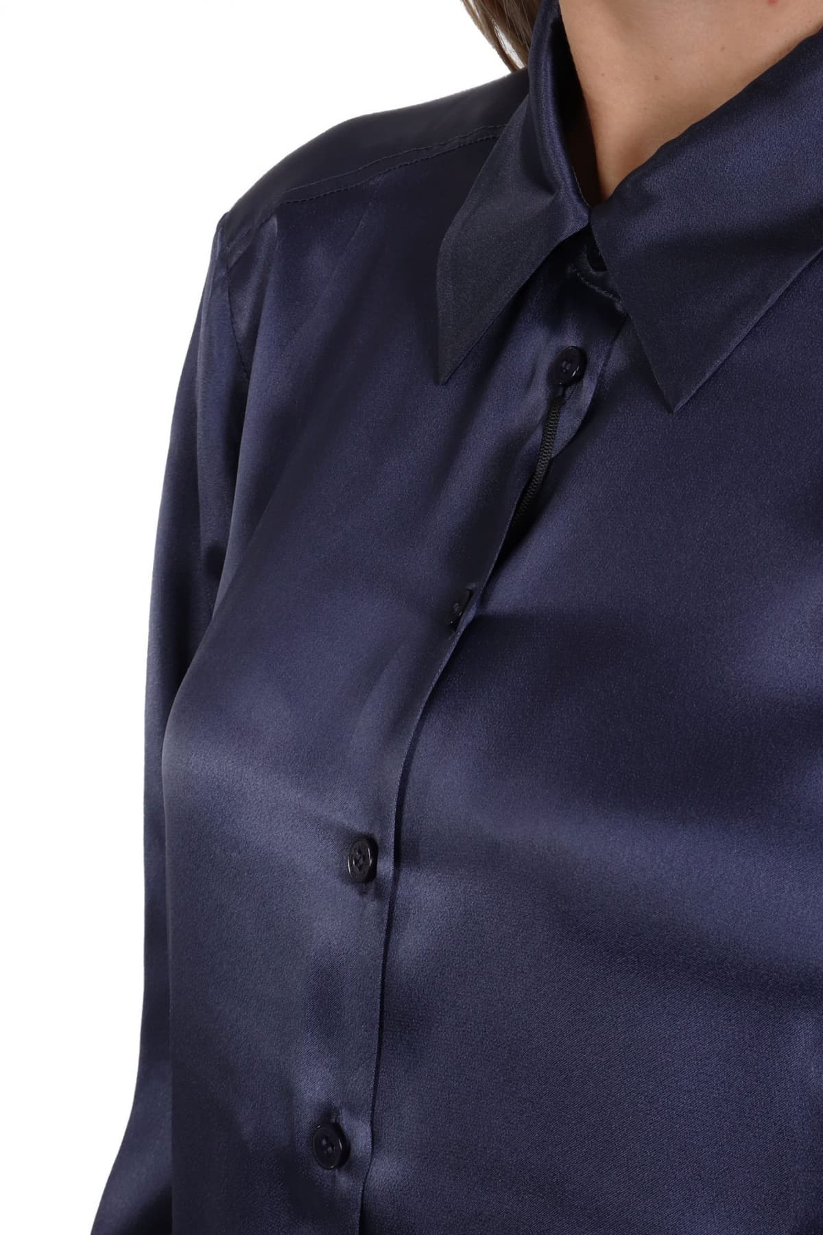 MARELLA MONOCHROME ΠΟΥΚΑΜΙΣΟ SIFONE ΣΚΟΥΡΟ ΜΠΛΕ