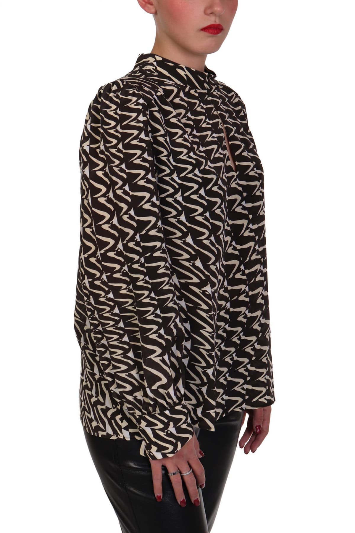 MARELLA 2 ΜΠΛΟΥΖΑ EGEMONE ΜΑΝΣΕΤΑ ΕΜΠΡΙΜΕ ΜΑΥΡΟ