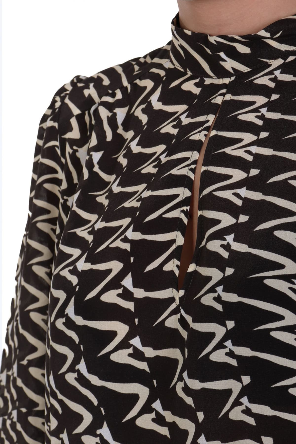 MARELLA 2 ΜΠΛΟΥΖΑ EGEMONE ΜΑΝΣΕΤΑ ΕΜΠΡΙΜΕ ΜΑΥΡΟ