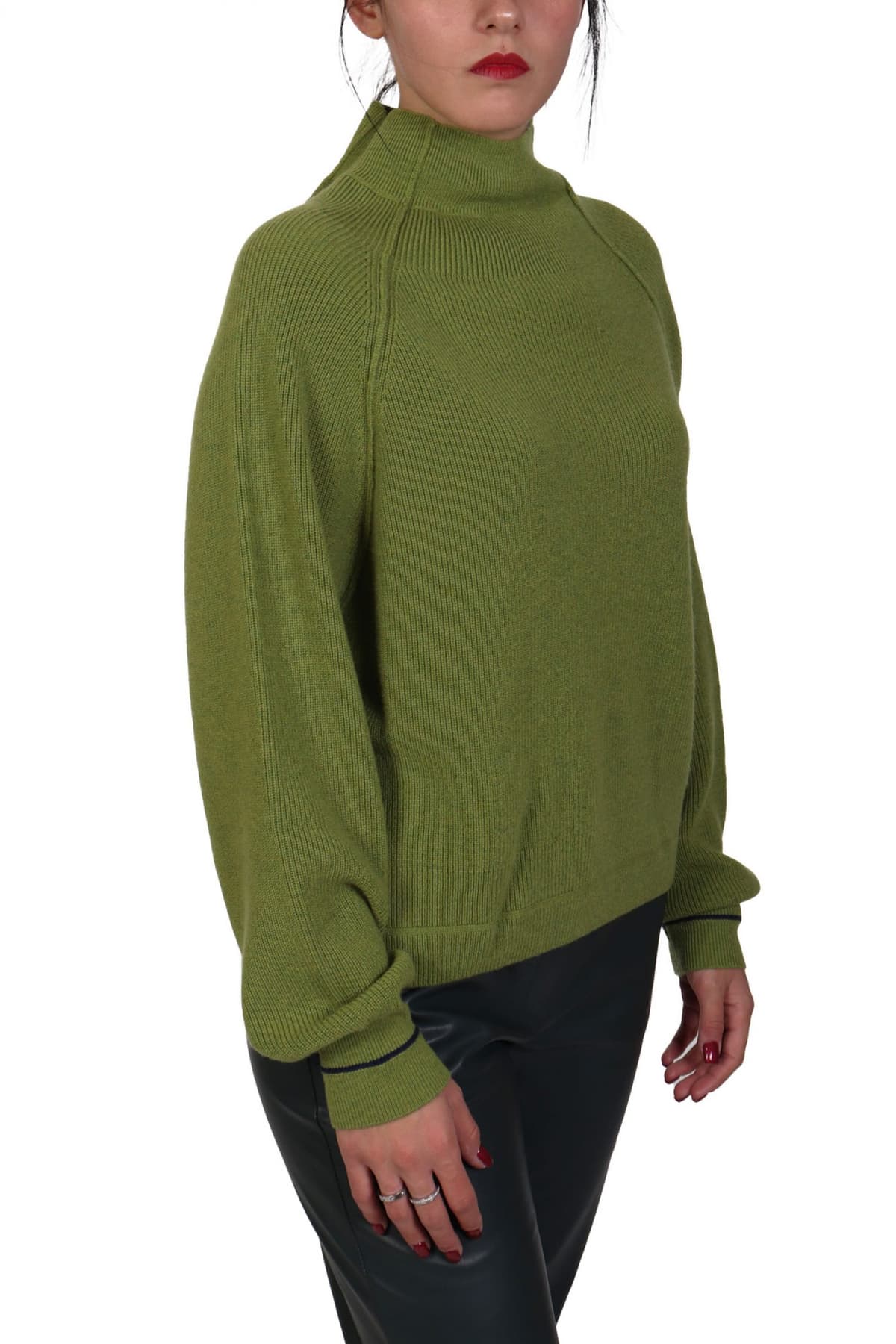 MARELLA ΜΠΛΟΥΖΑ NEROLI ΠΛΕΚΤΗ ΖΙΒΑΓΚΟ ΠΡΑΣΙΝΟ