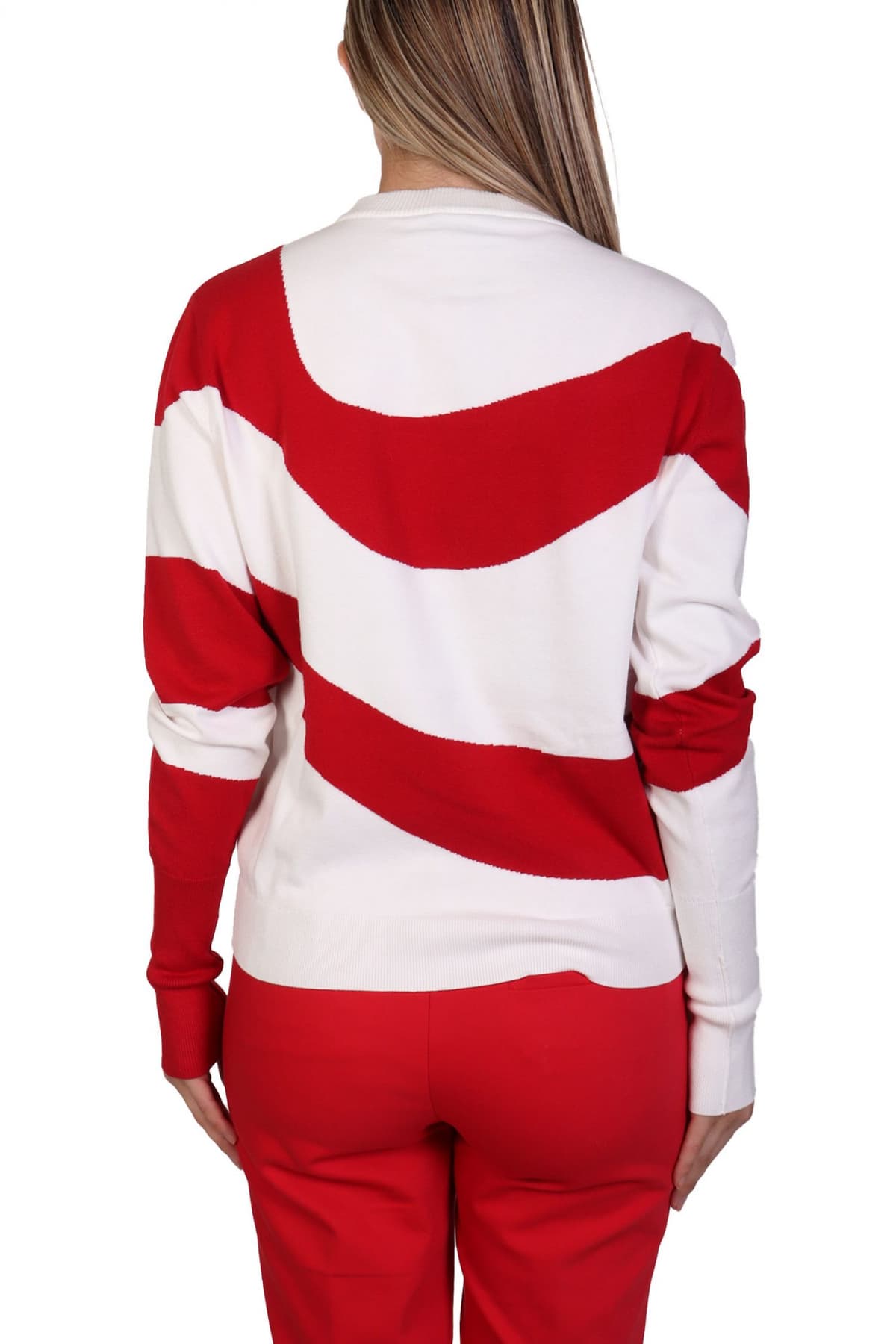 MARELLA 1 ΦΟΥΤΕΡ LUGLIO ΚΥΜΜΑΤΙΣΤΟ ΡΙΓΕ ΚΟΚΚΙΝΟ/ΛΕΥΚΟ