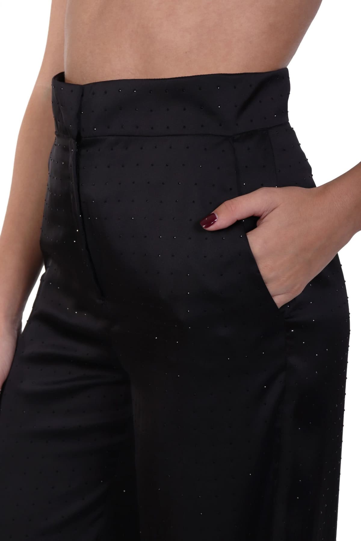 MARELLA EMME 1 ΠΑΝΤΕΛΟΝΑ ARBITER STRASS ΜΑΥΡΟ