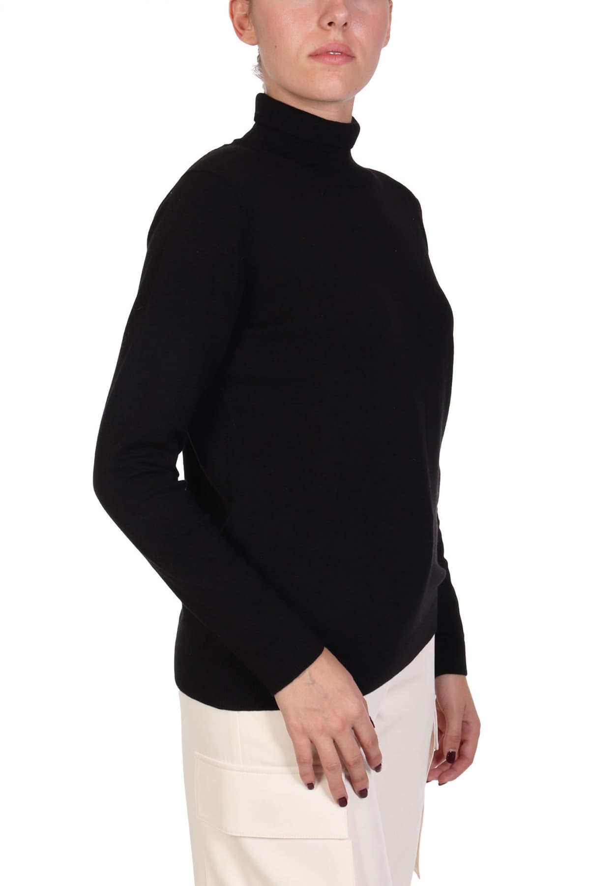 MAX MARA WEEKEND ΠΛΕΚΤΟ KIKU ΛΟΥΠΕΤΟ ΜΑΥΡΟ