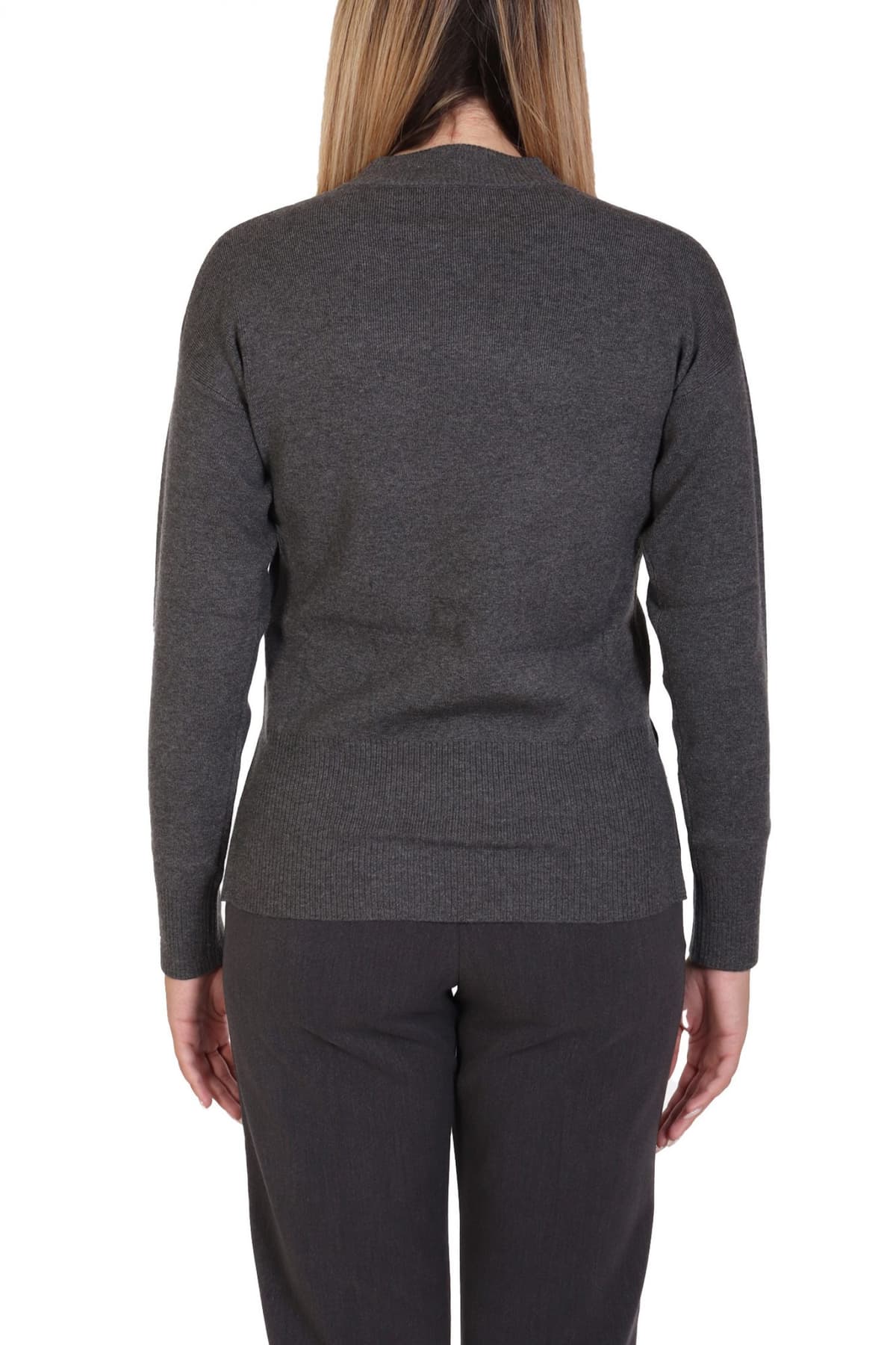 MARELLA EMME ΜΠΛΟΥΖΑ AGNELLI ΠΛΕΚΤΗ ΣΚΟΥΡΟ ΓΚΡΙ