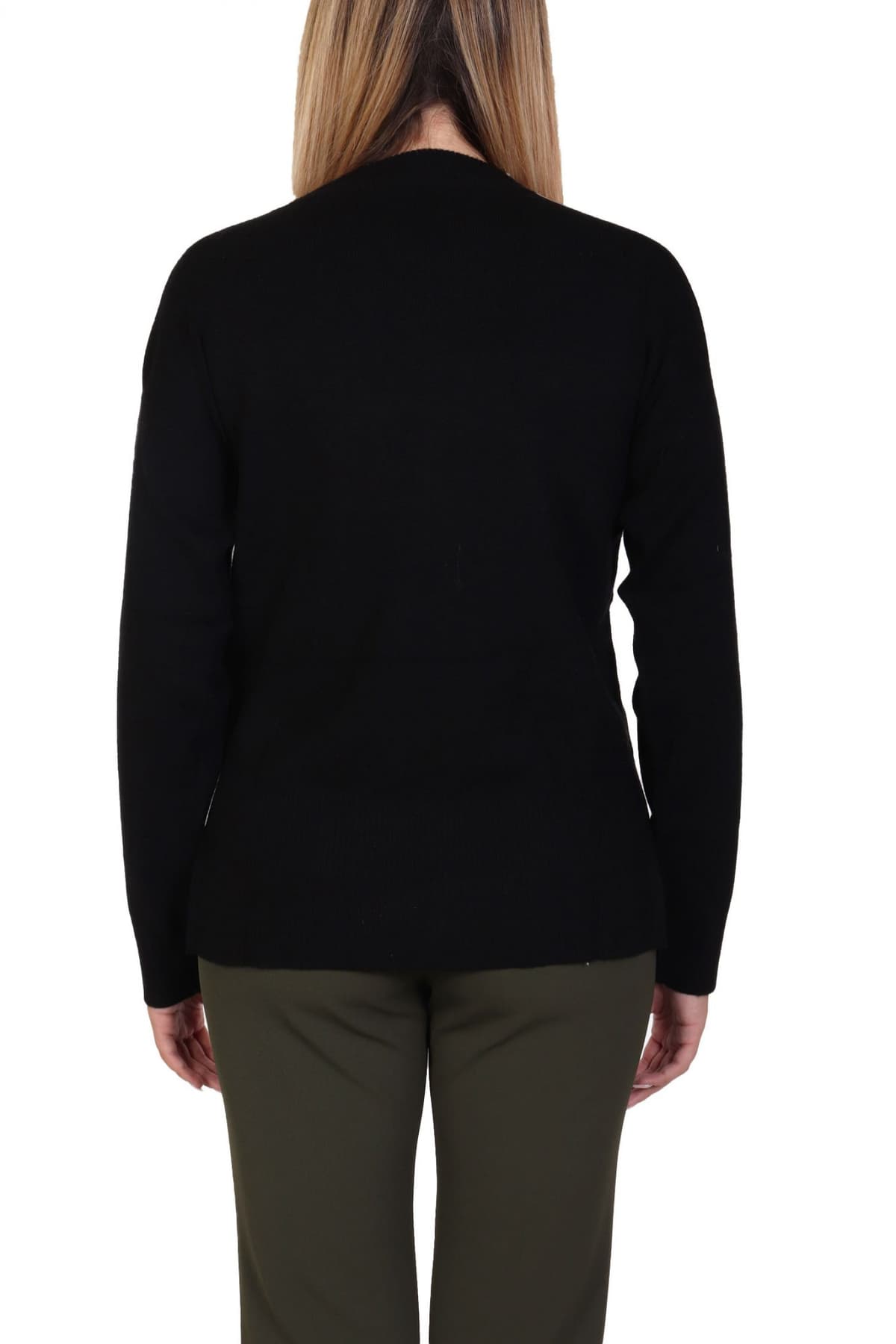 MARELLA EMME ΜΠΛΟΥΖΑ AGNELLI ΠΛΕΚΤΗ ΜΑΥΡΟ