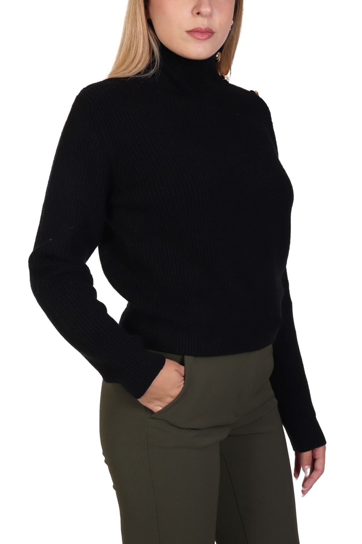 MARELLA EMME ΜΠΛΟΥΖΑ JEFF ΠΛΕΚΤΗ ΖΙΒΑΓΚΟ ΜΑΥΡΟ