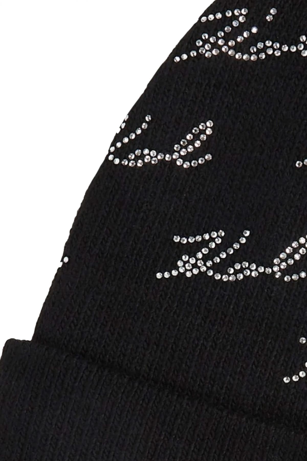 KARL LAGERFELD ΣΚΟΥΦΟΣ K/SIGNATURE RHNSTN ΜΑΥΡΟ