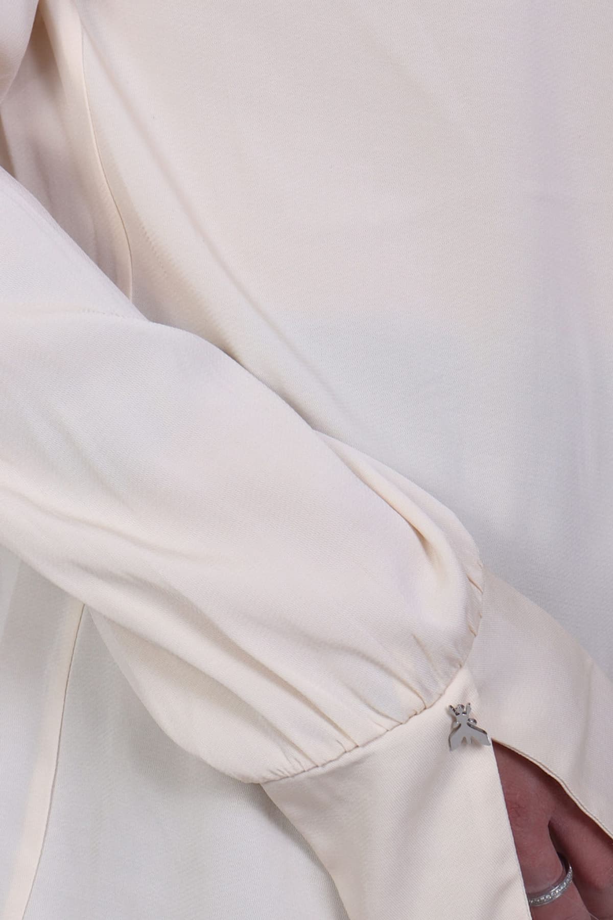 PATRIZIA PEPE ΜΠΛΟΥΖΑ ΜΑΝΣΕΤΑ ΚΡΕΜ