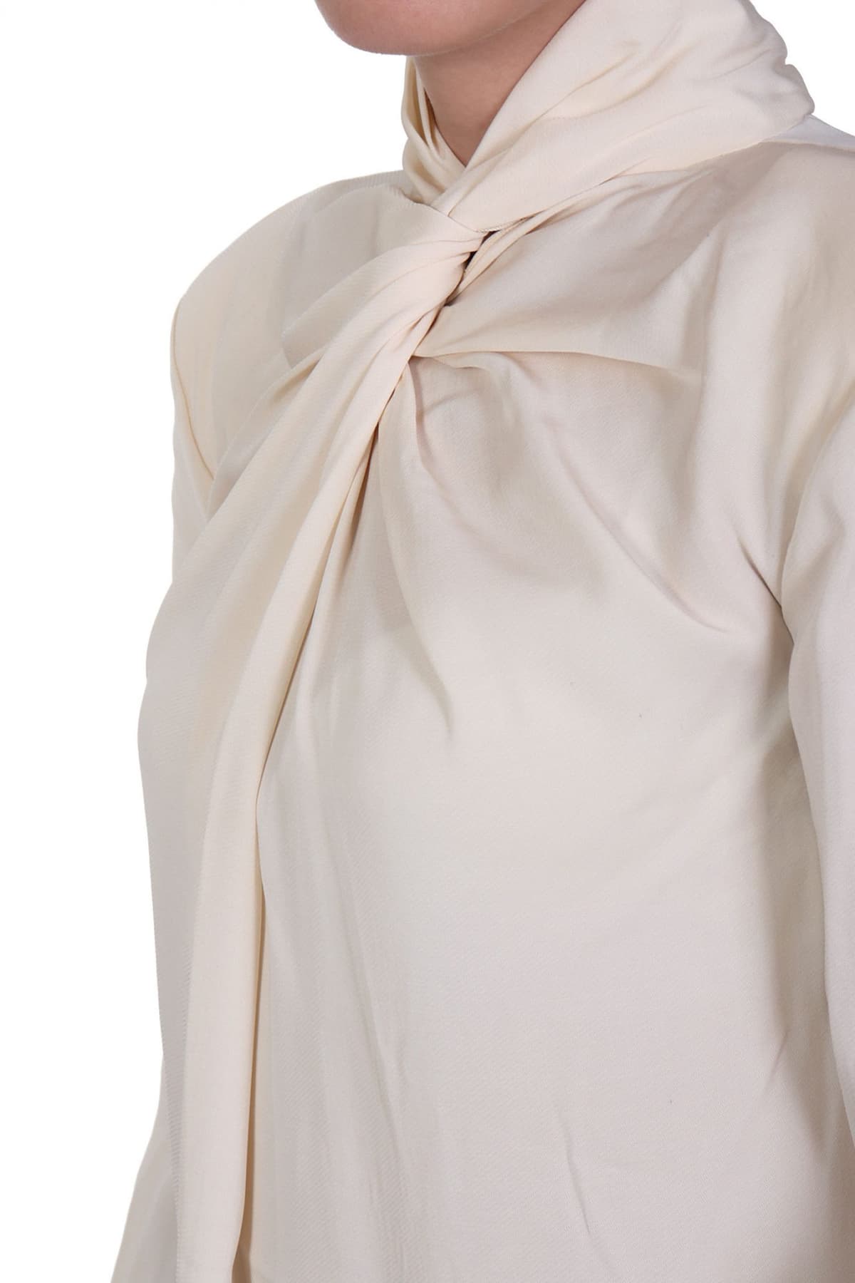 PATRIZIA PEPE ΜΠΛΟΥΖΑ ΜΑΝΣΕΤΑ ΚΡΕΜ