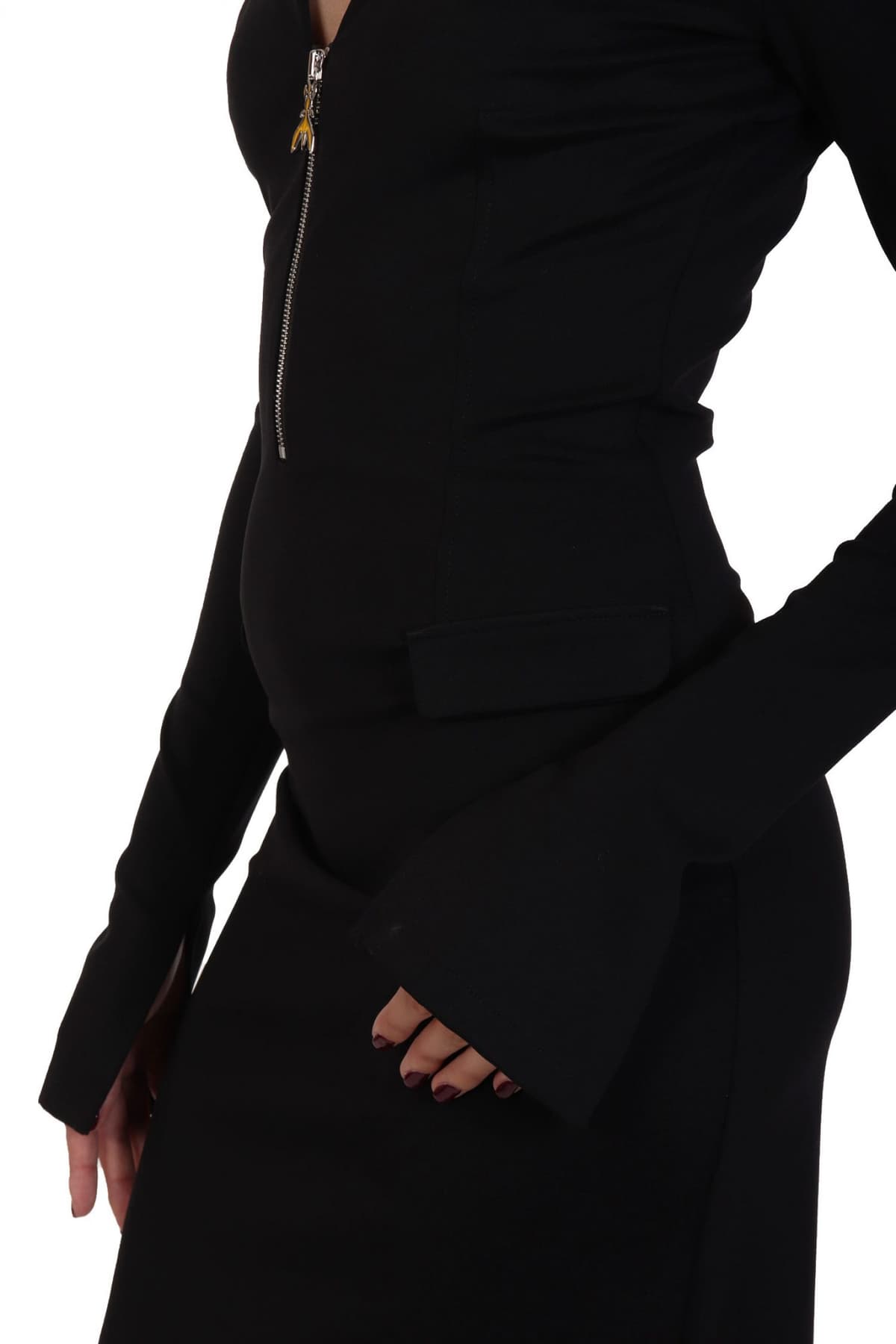 PATRZIA PEPE ΦΟΡΕΜΑ ΜΕΣΑΤΟ ΓΙΑΚΑΣ ΦΕΡΜΟΥΑΡ ΜΑΥΡΟ